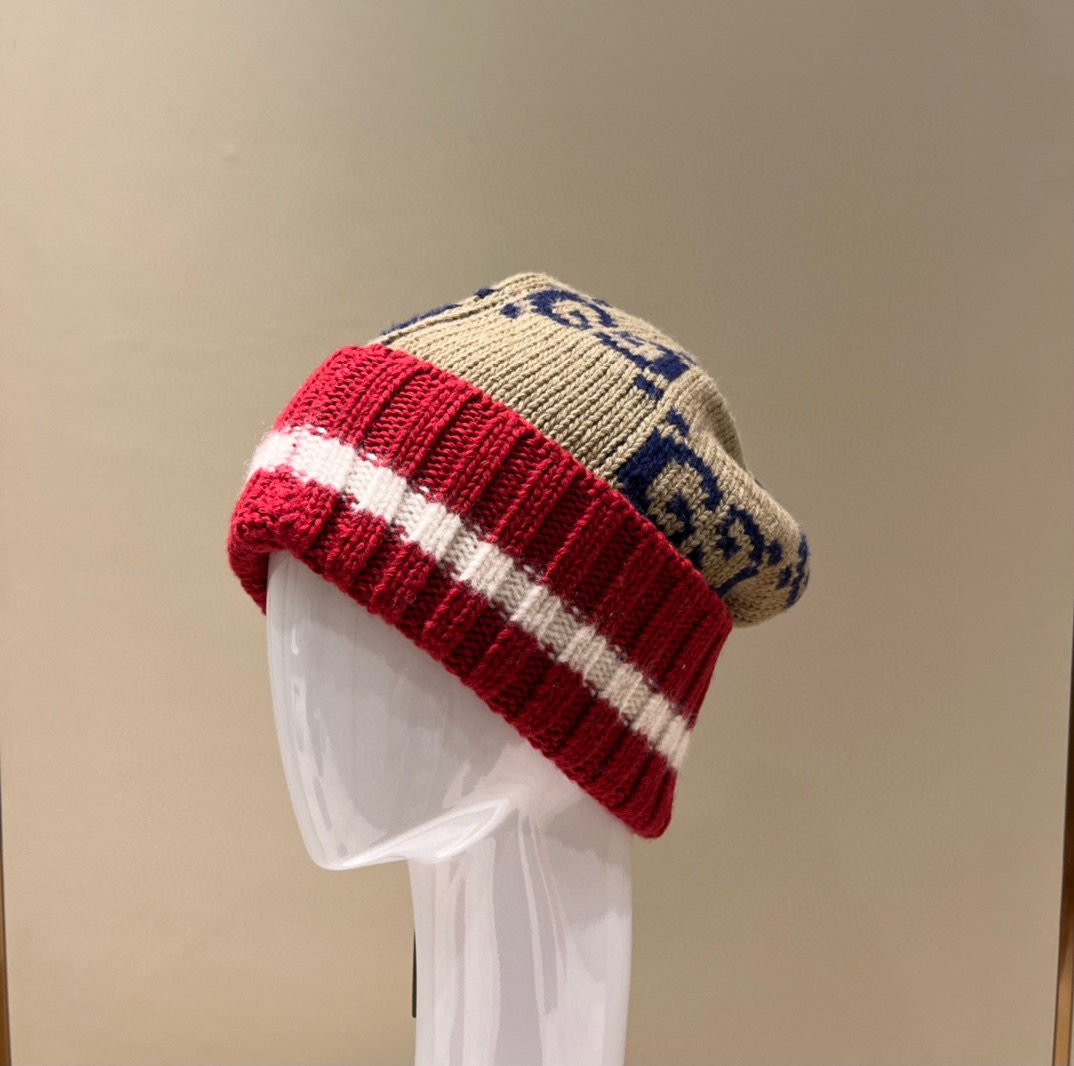 Gucci Multicolor Wool Cotton Hat #nigo6695