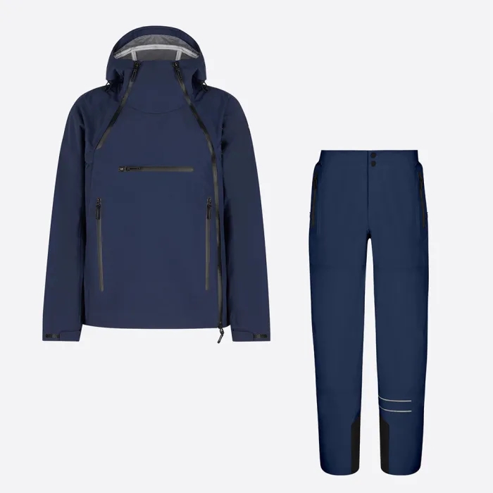 Dior Fabric Canvas Hooded Snow Parka Jacket Pants Ski #nigo7862