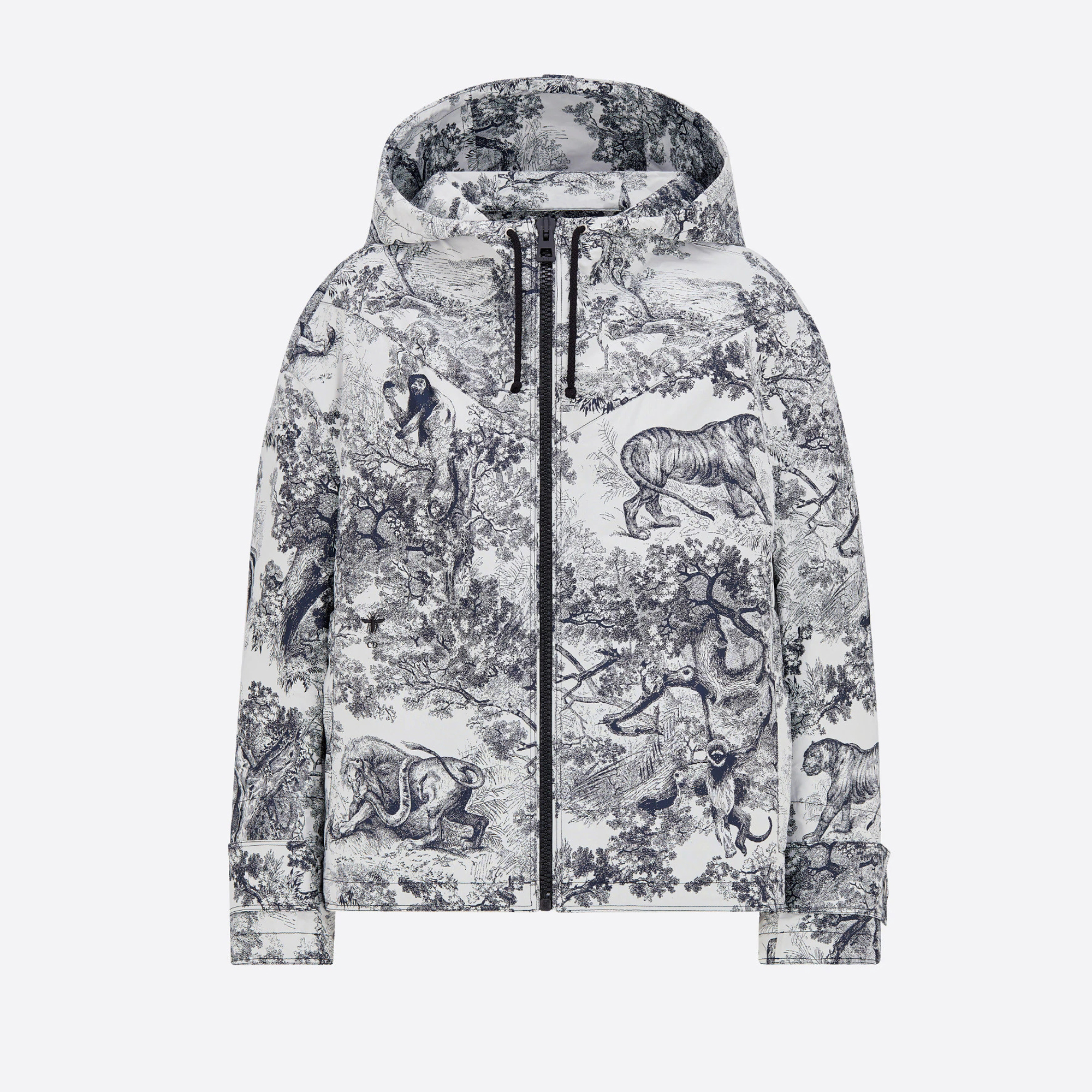 Dior Unisex Jungle Animal Print Casual Hooded Jacket #nigo54942