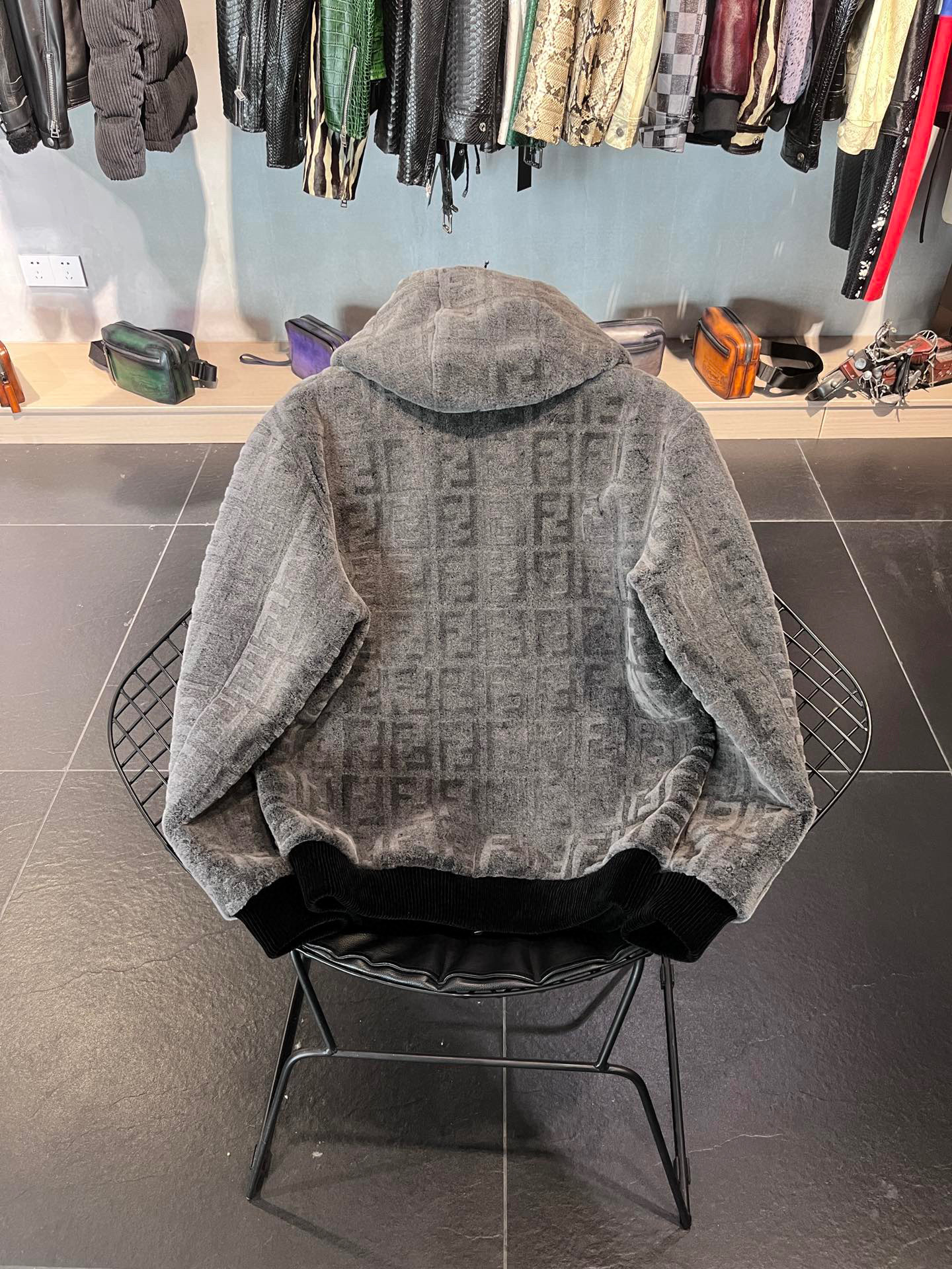 Givenchy Brushed Zip Hooded Jacket Coat #nigo8445