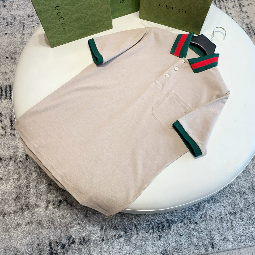 GUCCI Ribbon POLO T-Shirt Short Sleeve #nigo3429