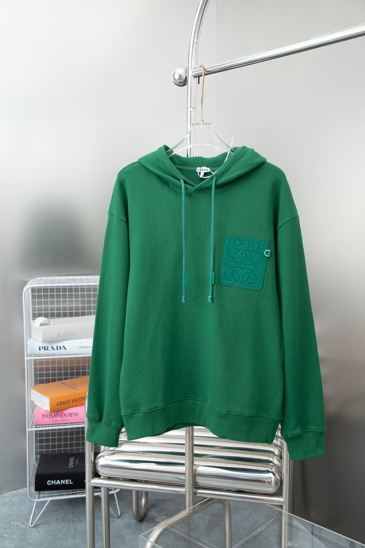 Loewe Long Sleeved Hooded Printed Sweater #nigo21783