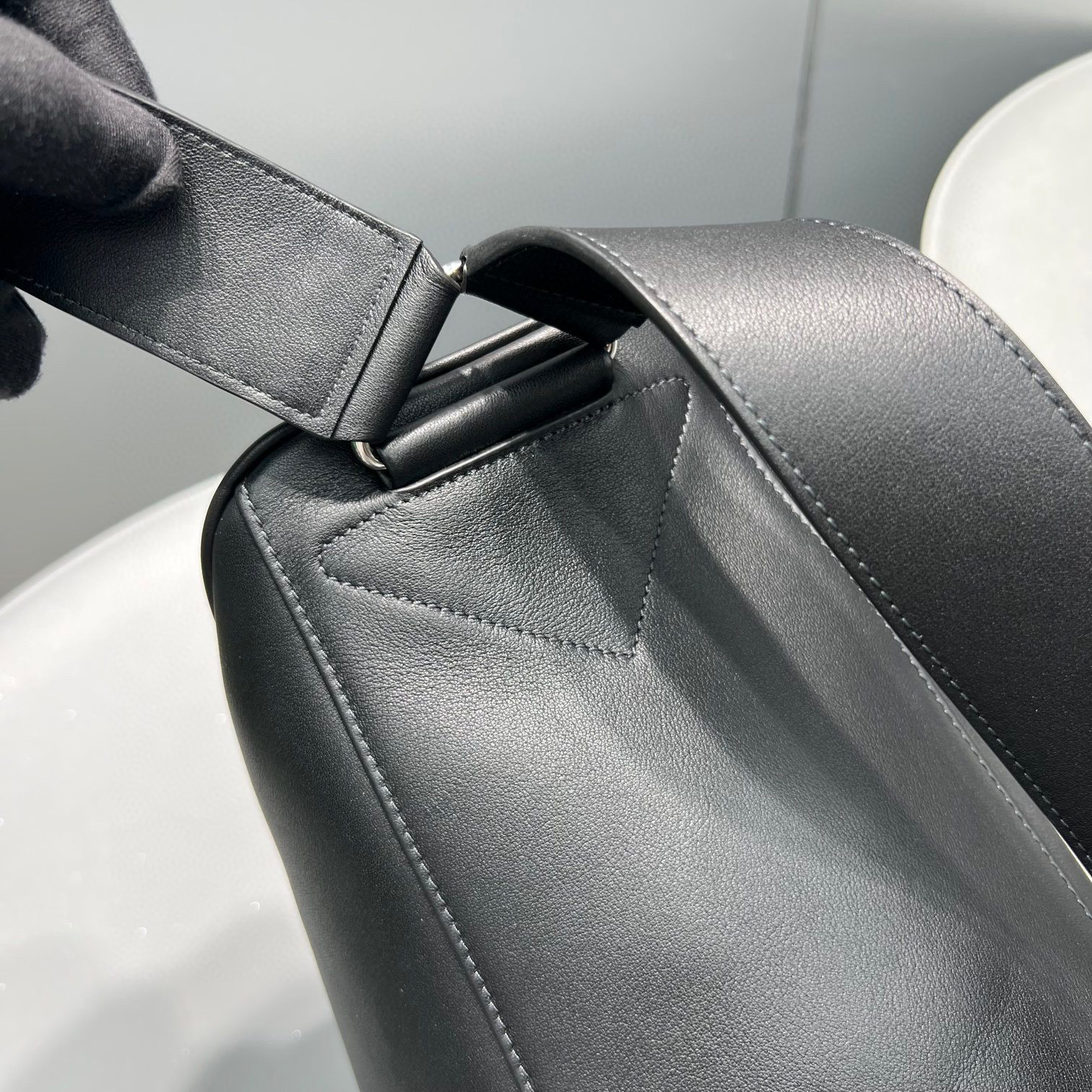 Prada Double Shoulder Triangle Zip Backpack #nigo4688