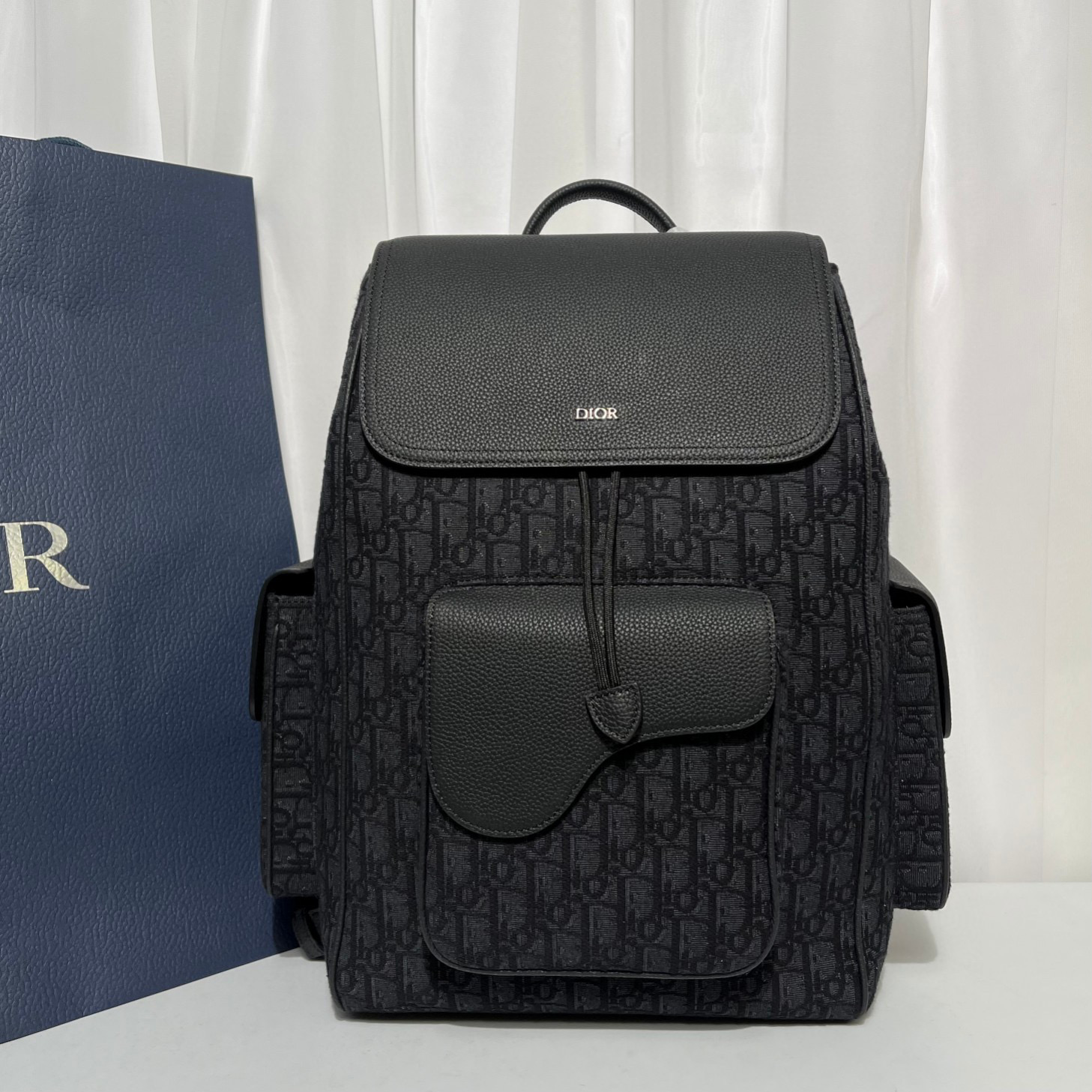 Dior Leather Backpack Bag #nigo5469