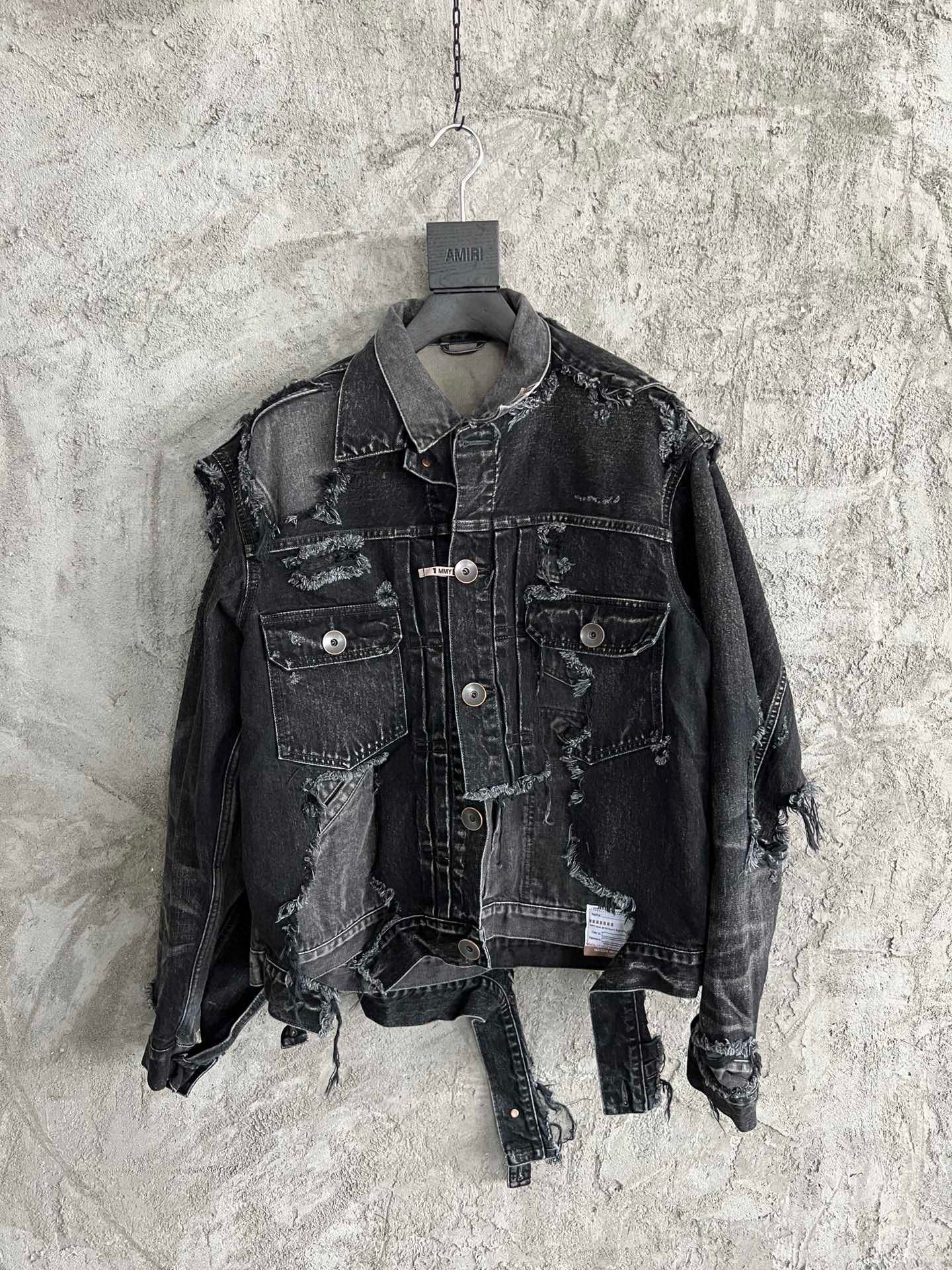 AMIRI Distressed Denim Jacket Coat #nigo8427
