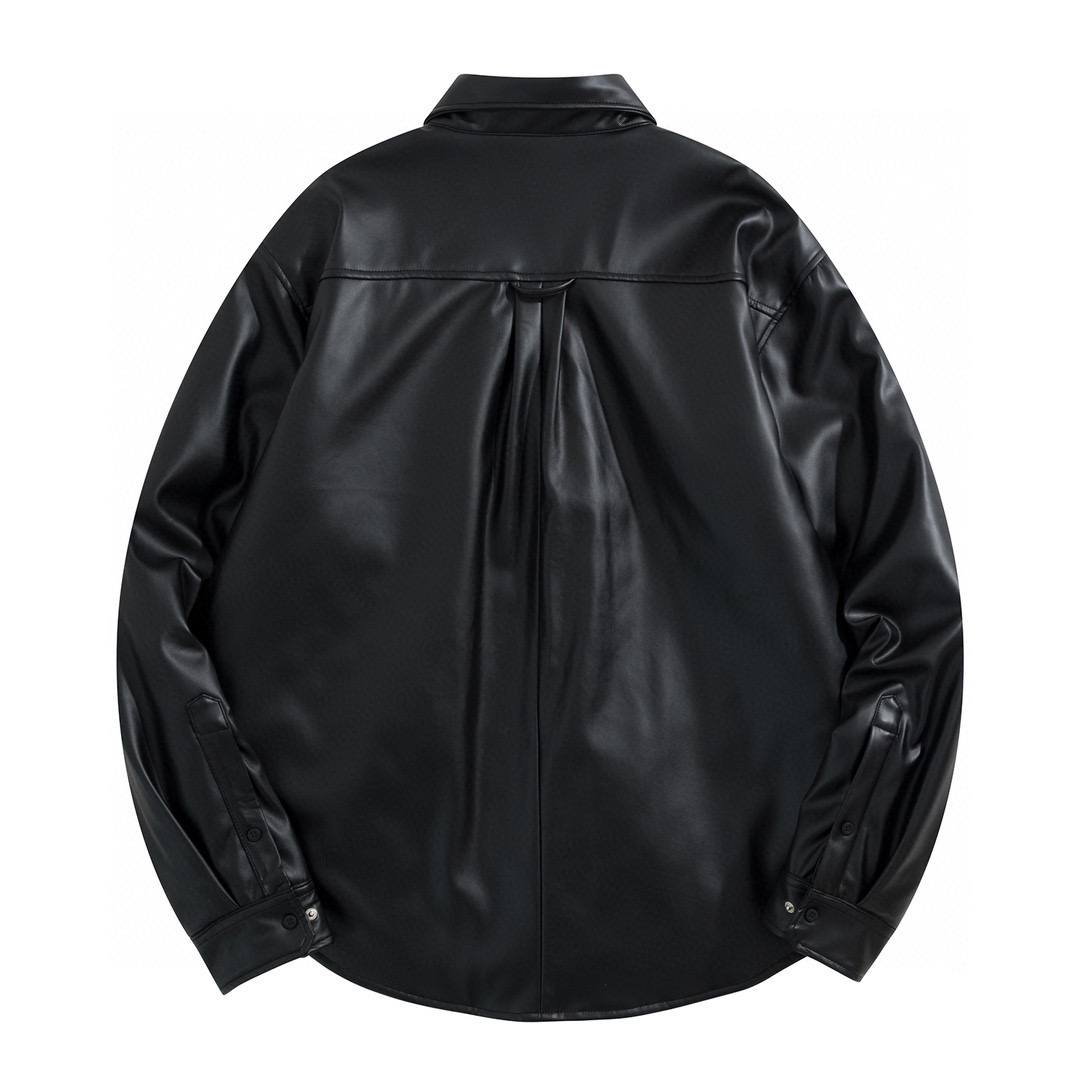 Balenciaga Leather Jacket Coat #nigo8544