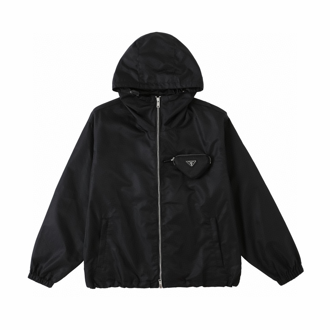 Prada Nylon Hooded Jacket #nigo3737