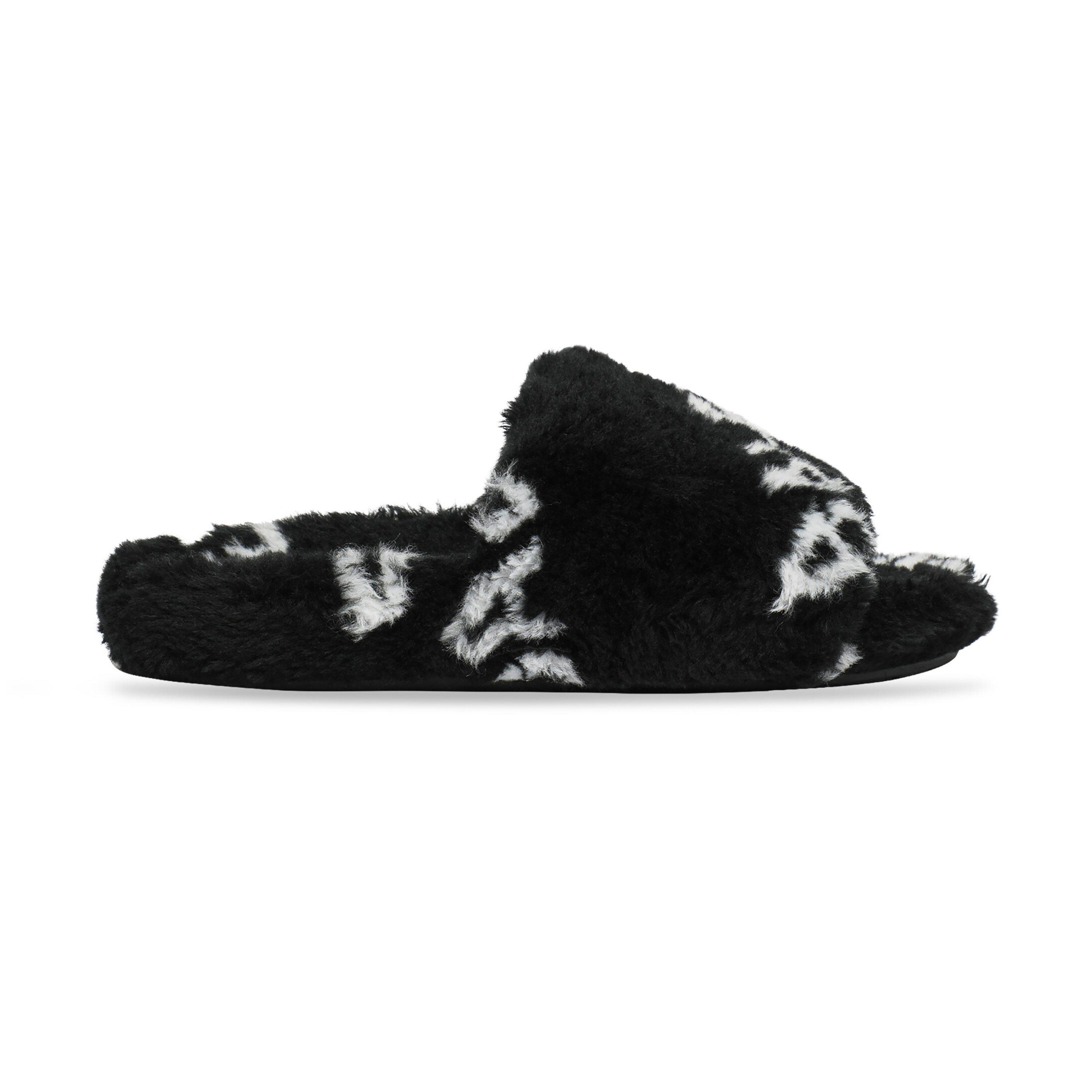 Balenciaga Men's Women's Letter Print Logo Plush Slipper Sandals Shoes #nigo51665