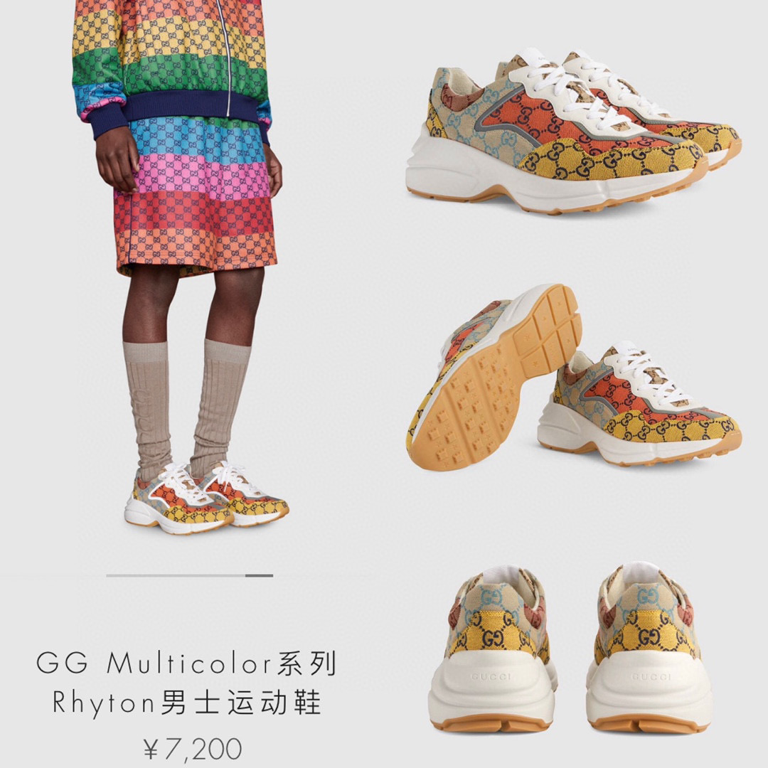 GUCCI Vintage Old Shoes Casual Shoes #nigo1125
