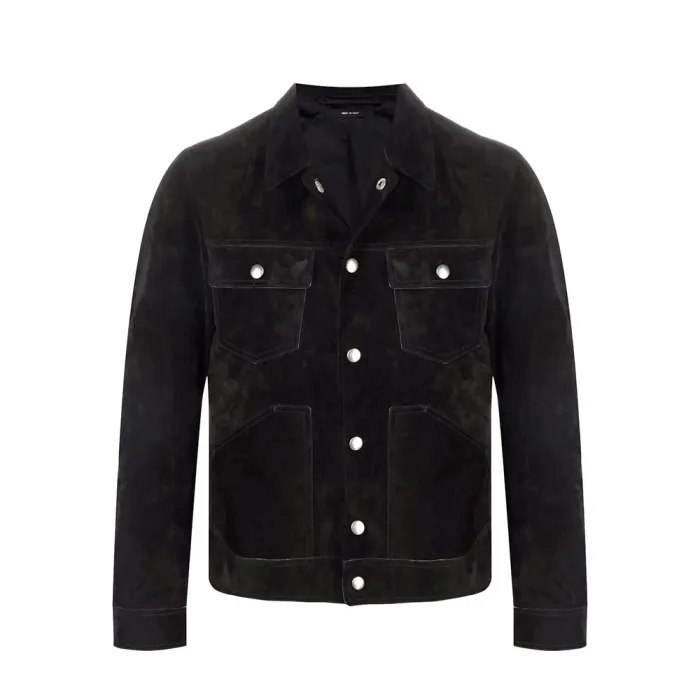 TomFord Cashmere Suede Western Jacket Coat #nigo7885