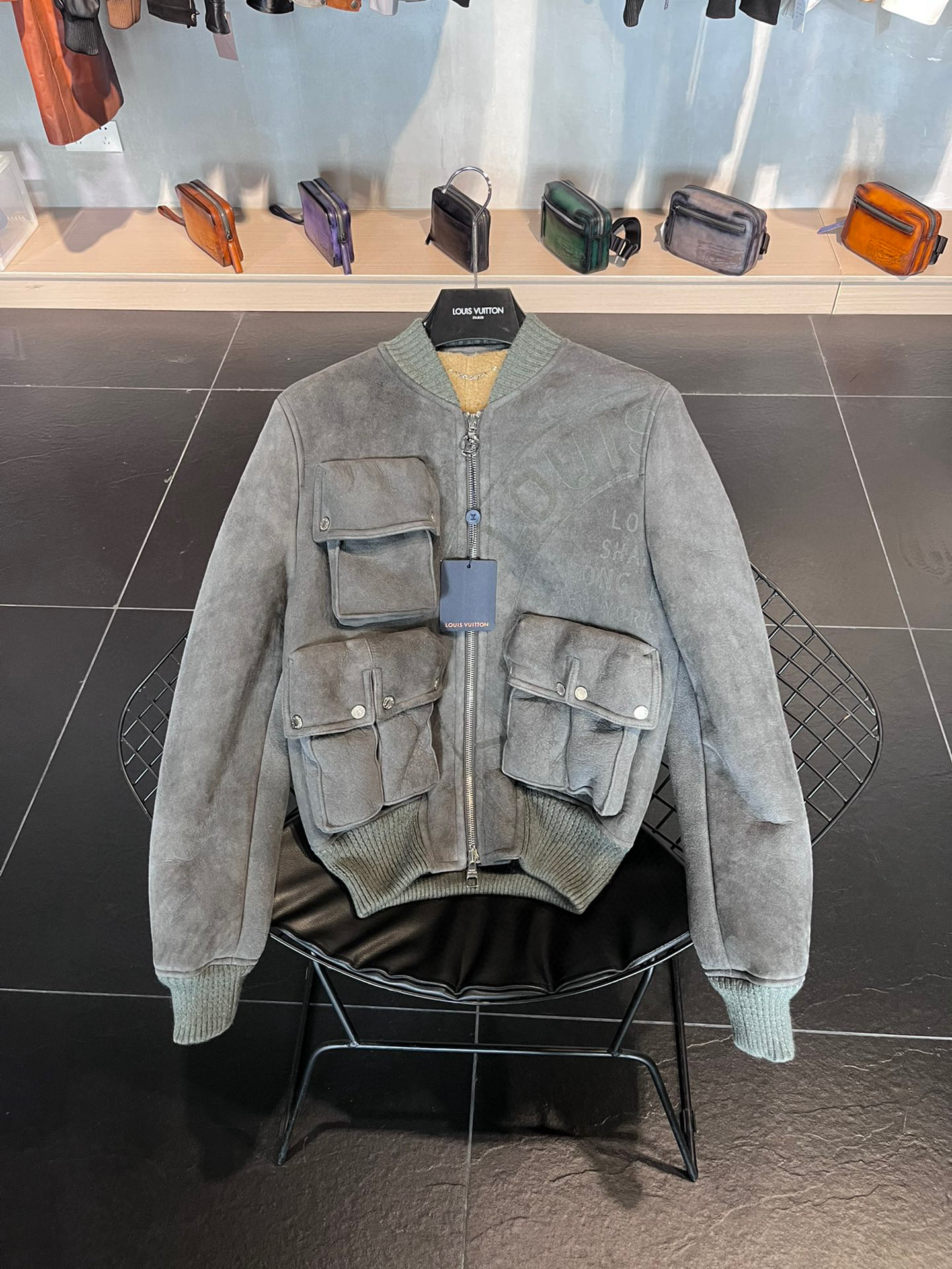 Louis Vuitton Multi Pocket Zip Jacket Coat #nigo4852