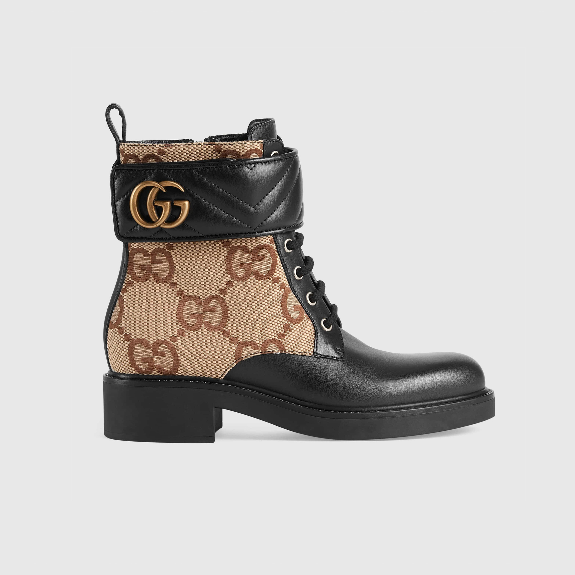 Gucci Women'sLogo Printed Leather Boots In Tube Shoes #nigo51893
