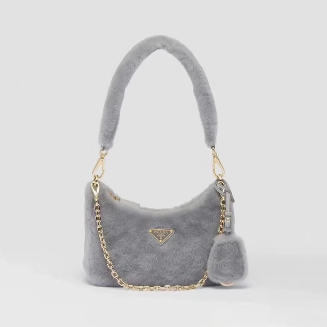 Prada Wool Maomao Single Shoulder Handheld Bags Bag #nigo56192
