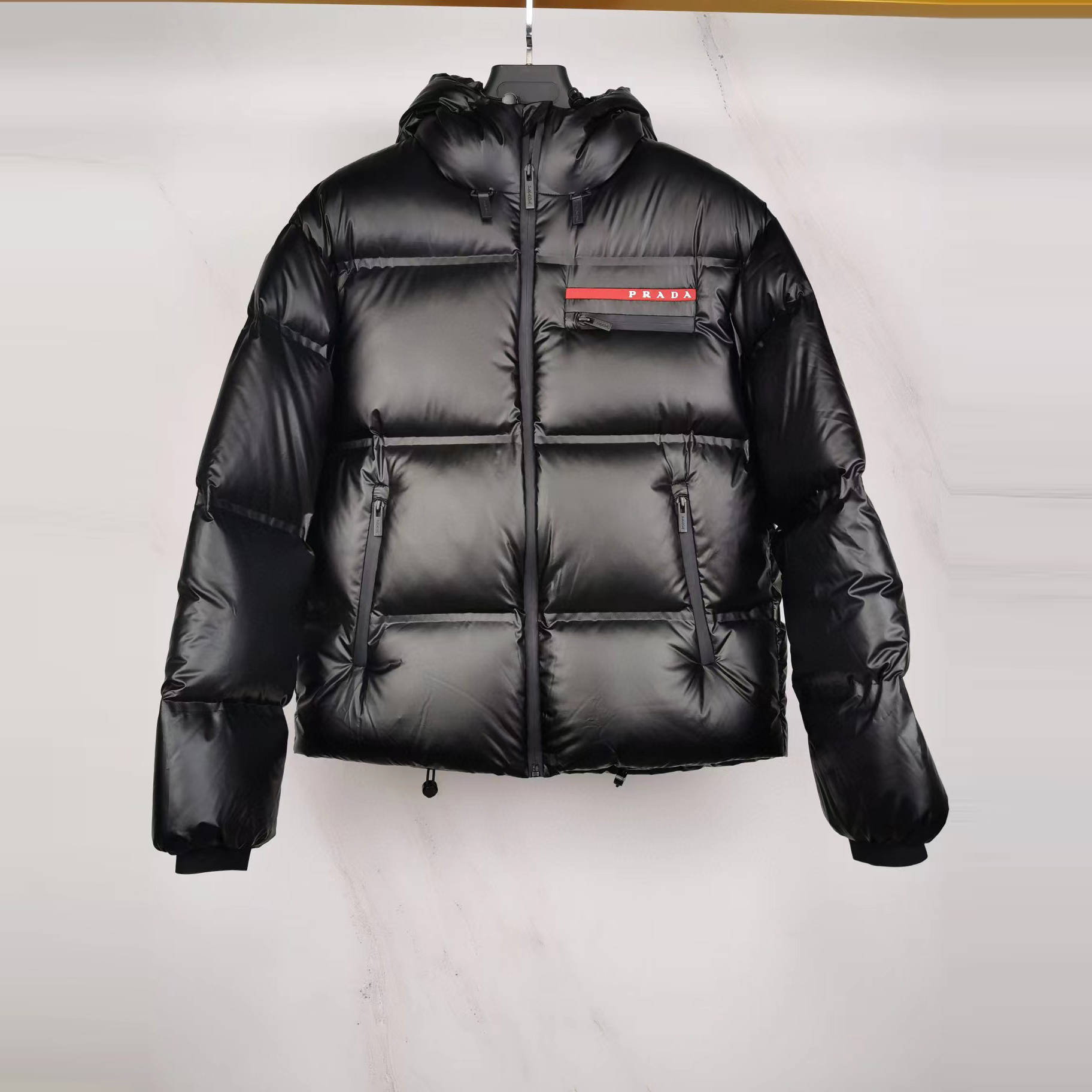 Prada Men's And Women's Winter Hooded Puffer Down Jacket #nigo56267