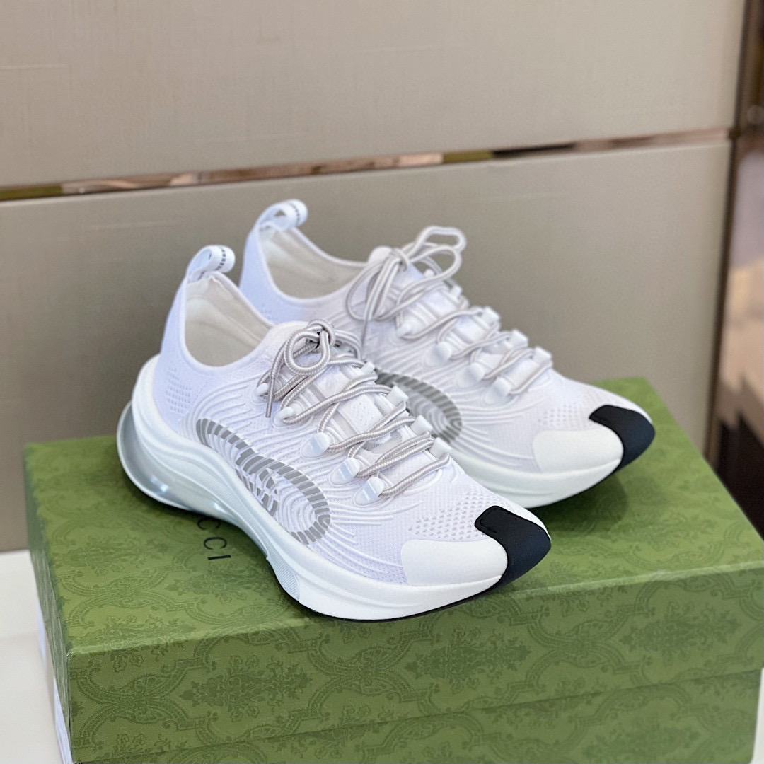 Gucci Short-Top Jersey Sneakers Shoes #nigo4331