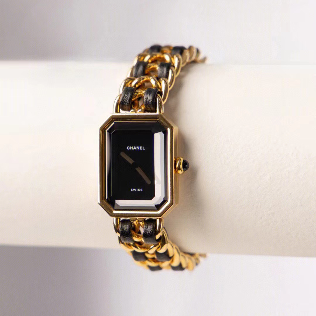 Chanel Women's Leather Chain Bracelet Watch #nigo52288