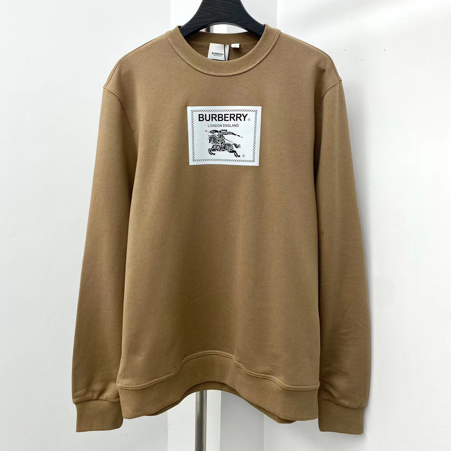 Burberry Black Cotton Pullover Sweater #nigo56444