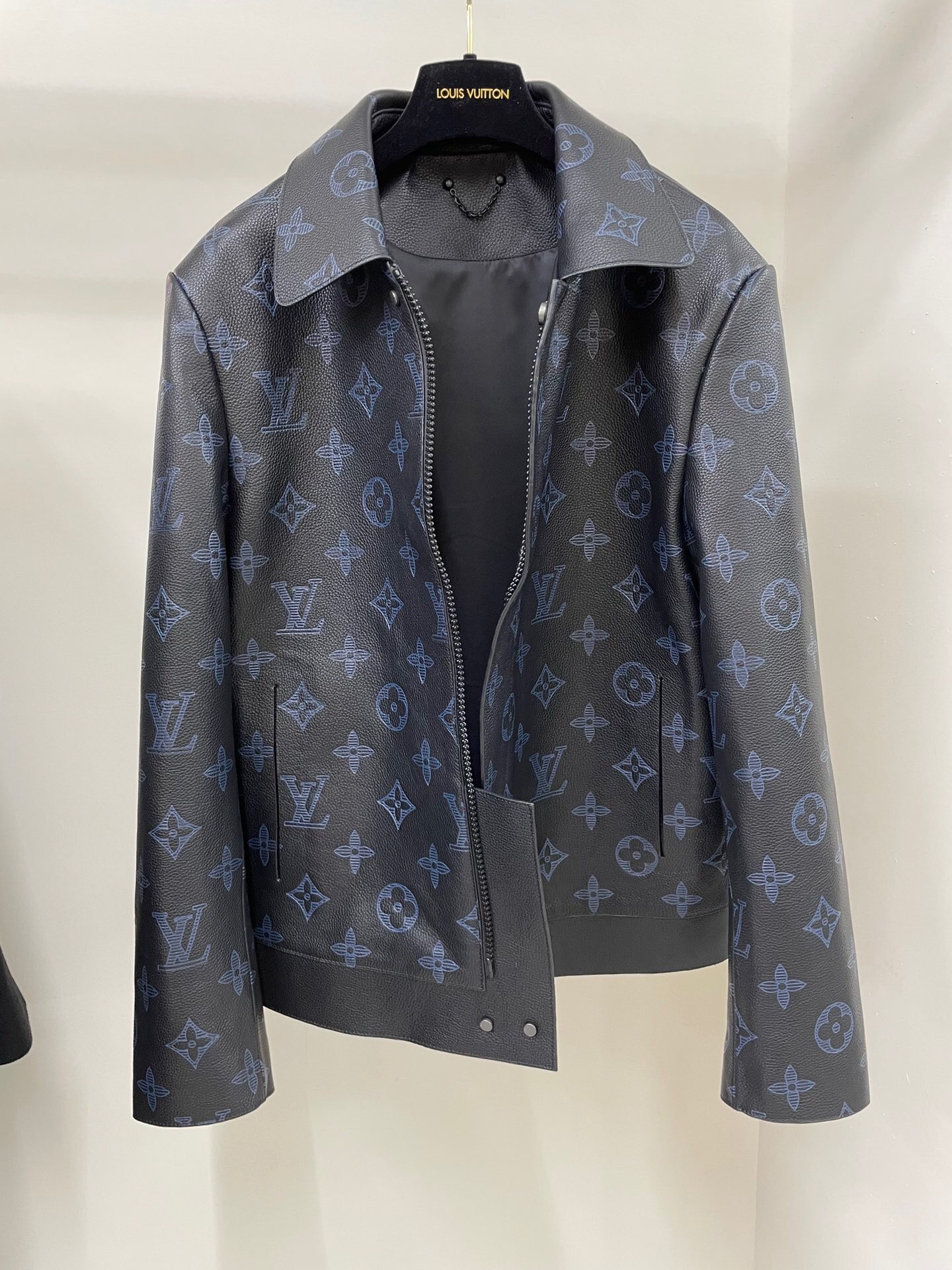 Louis Vuitton Leather Jacket Coat #nigo3189
