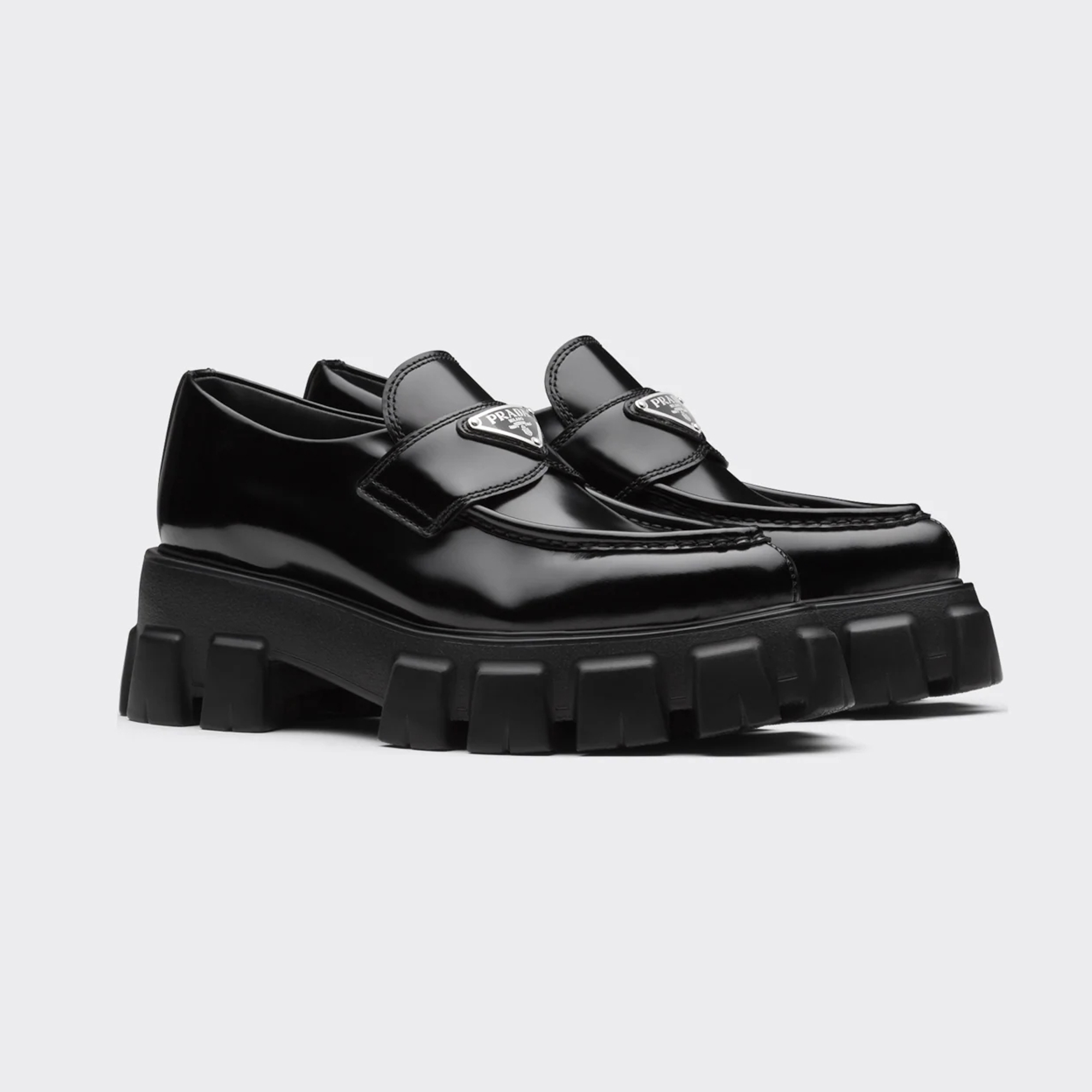 Prada Women's Glossy Leather Shoes #nigo51713