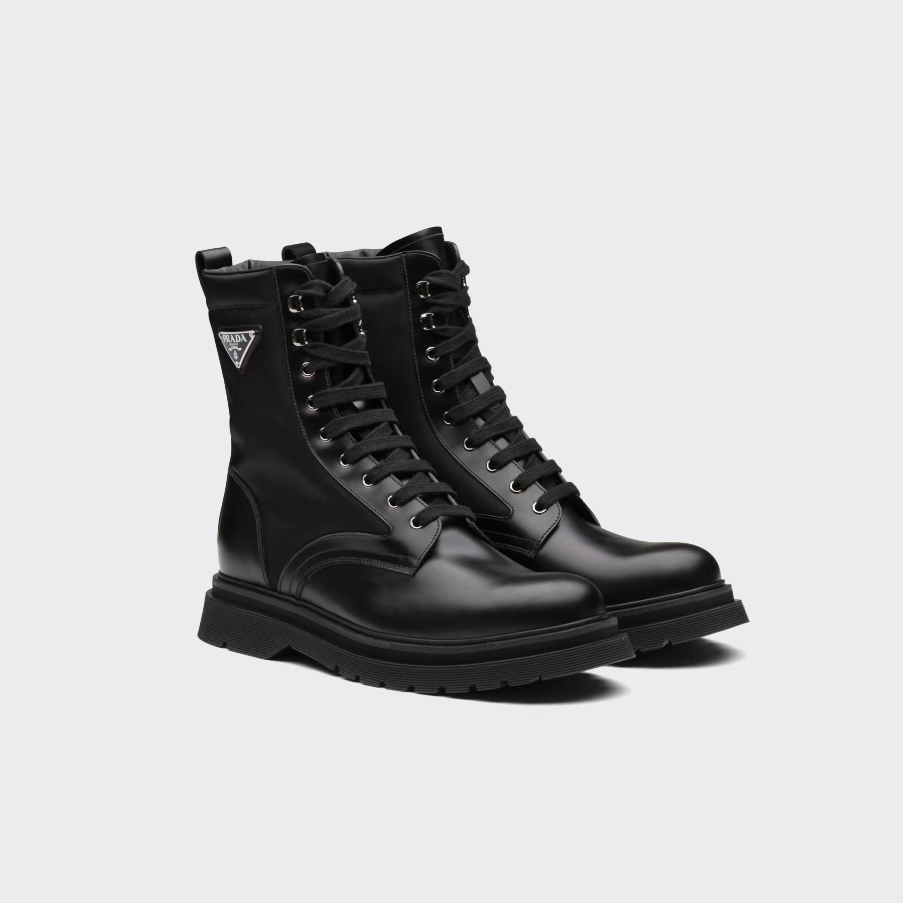 Prada Leather High Boots Shoes #nigo7553