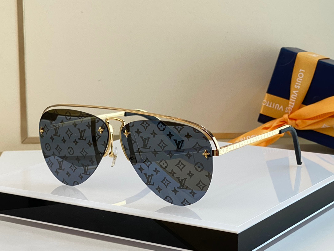 Louis Vuitton Sunglasses Glasses #nigo5363