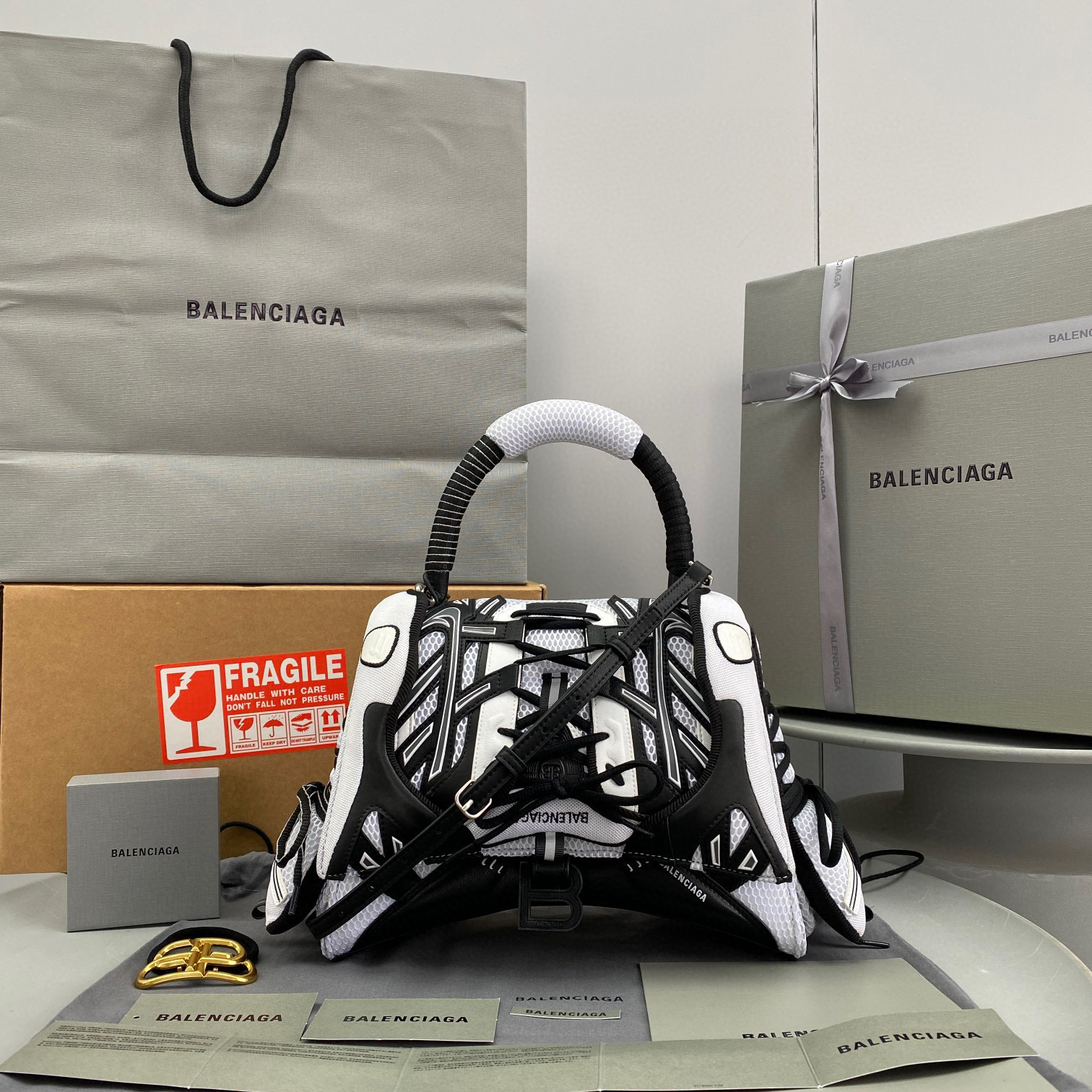 BALENCIAGA Hourglass Sneakerhead Bag #nigo8576