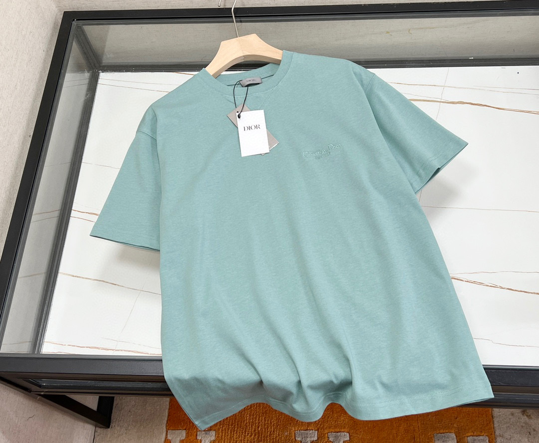 DIOR Cotton Round Neck Short Sleeve T-Shirt #nigo3496