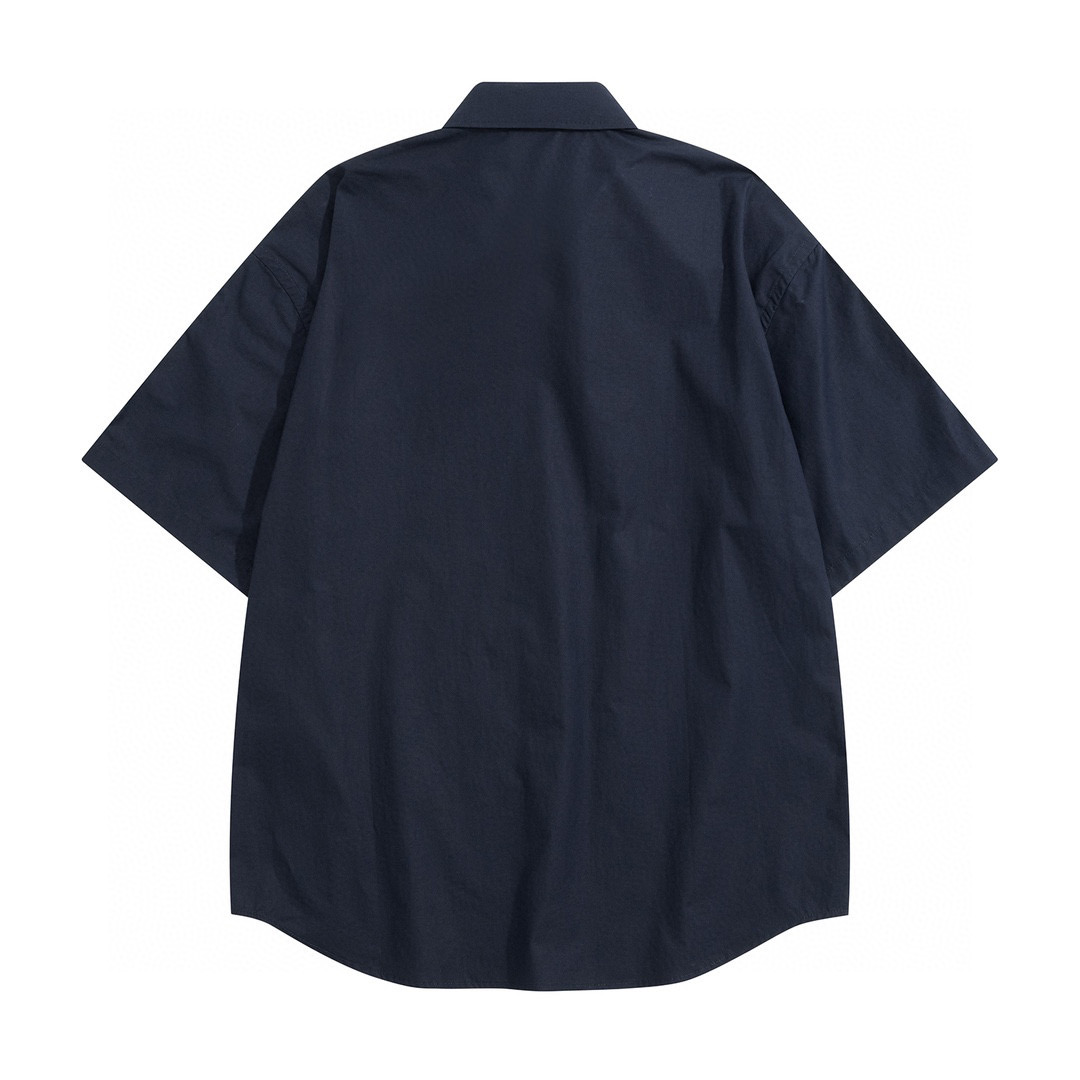 Balenciaga NIGO Spliced shirt button up T-shirt short sleeved #nigo94462