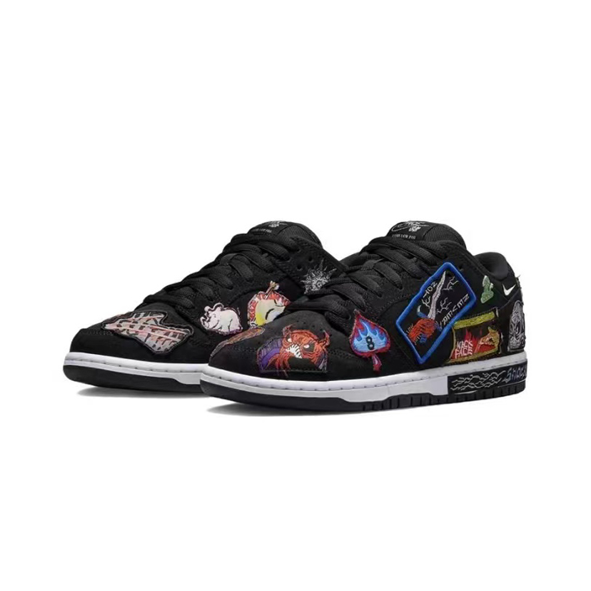 Nike Cool Leather Sneakers With Embroidered Pendants Shoes #nigo52453