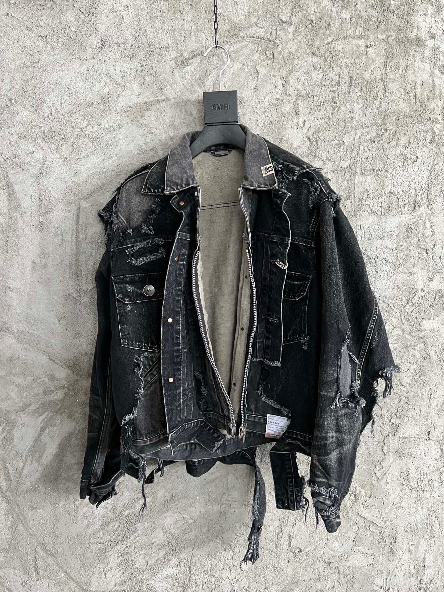 AMIRI Distressed Denim Jacket Coat #nigo8427