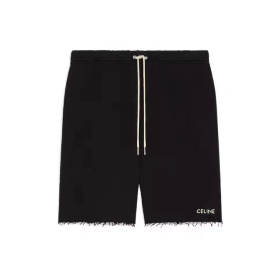 Celine Black Logo Shorts Pants #nigo4219