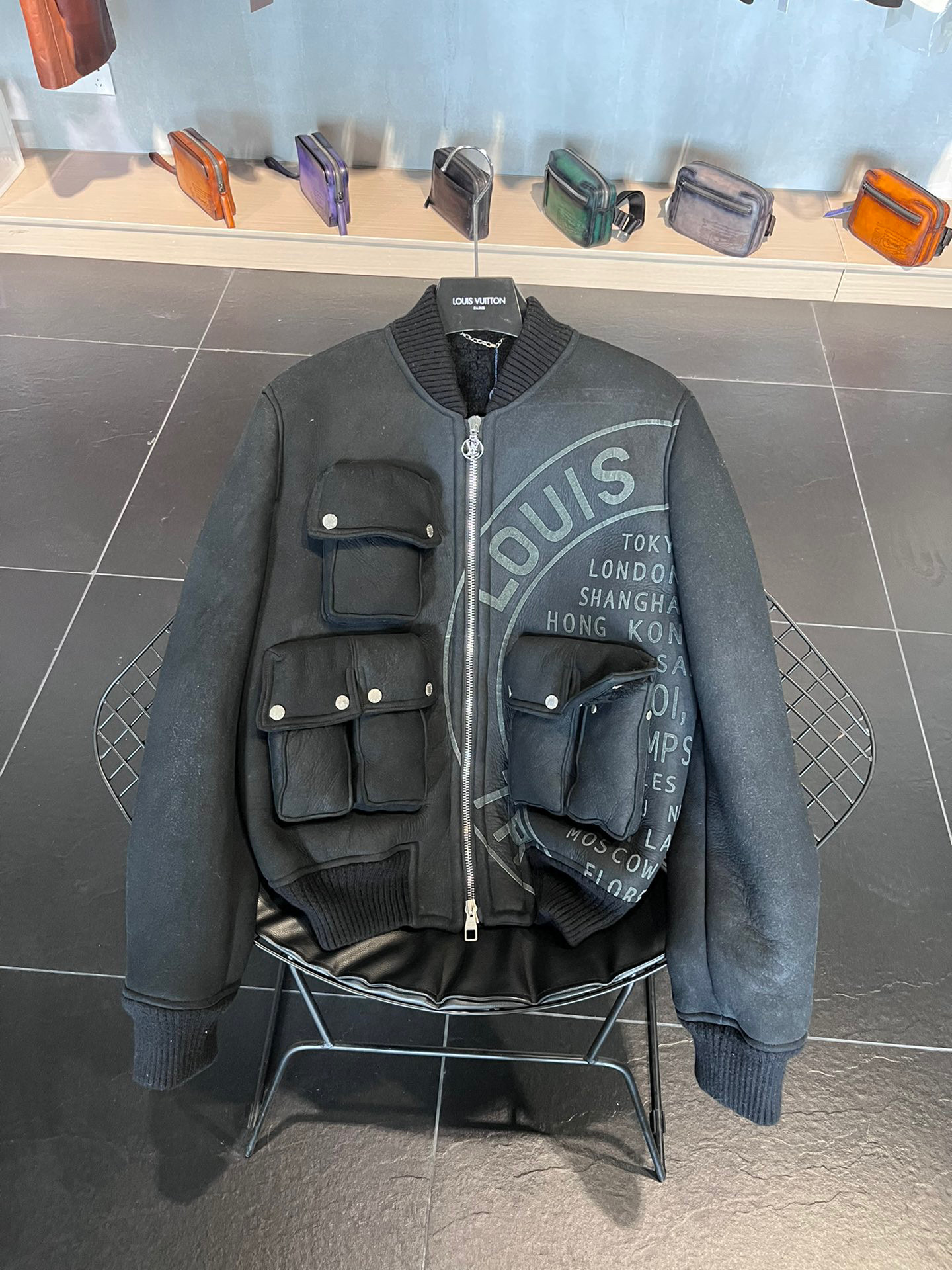 Louis Vuitton Multi Pocket Zip Jacket Coat #nigo4852