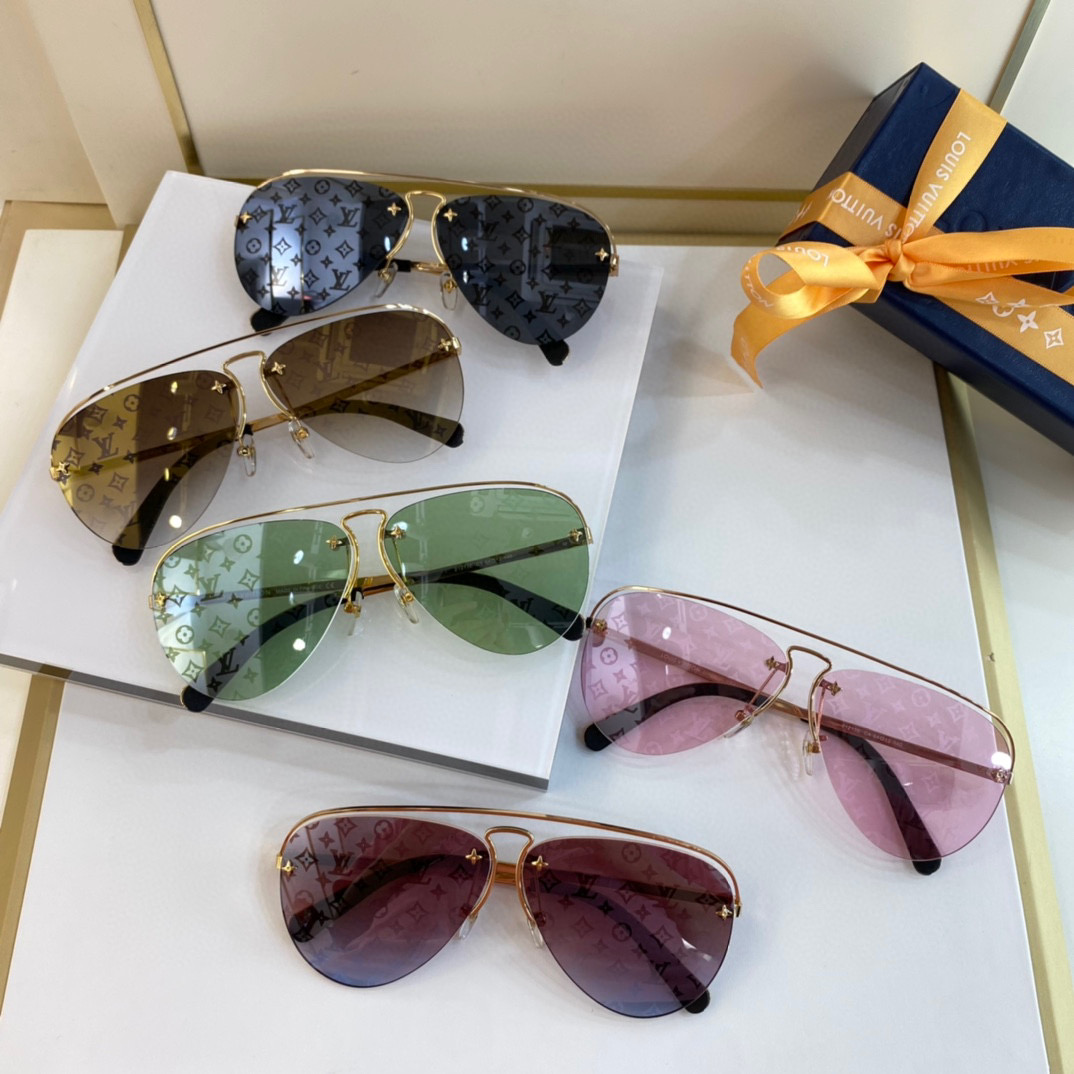 Louis Vuitton Sunglasses Glasses #nigo5363