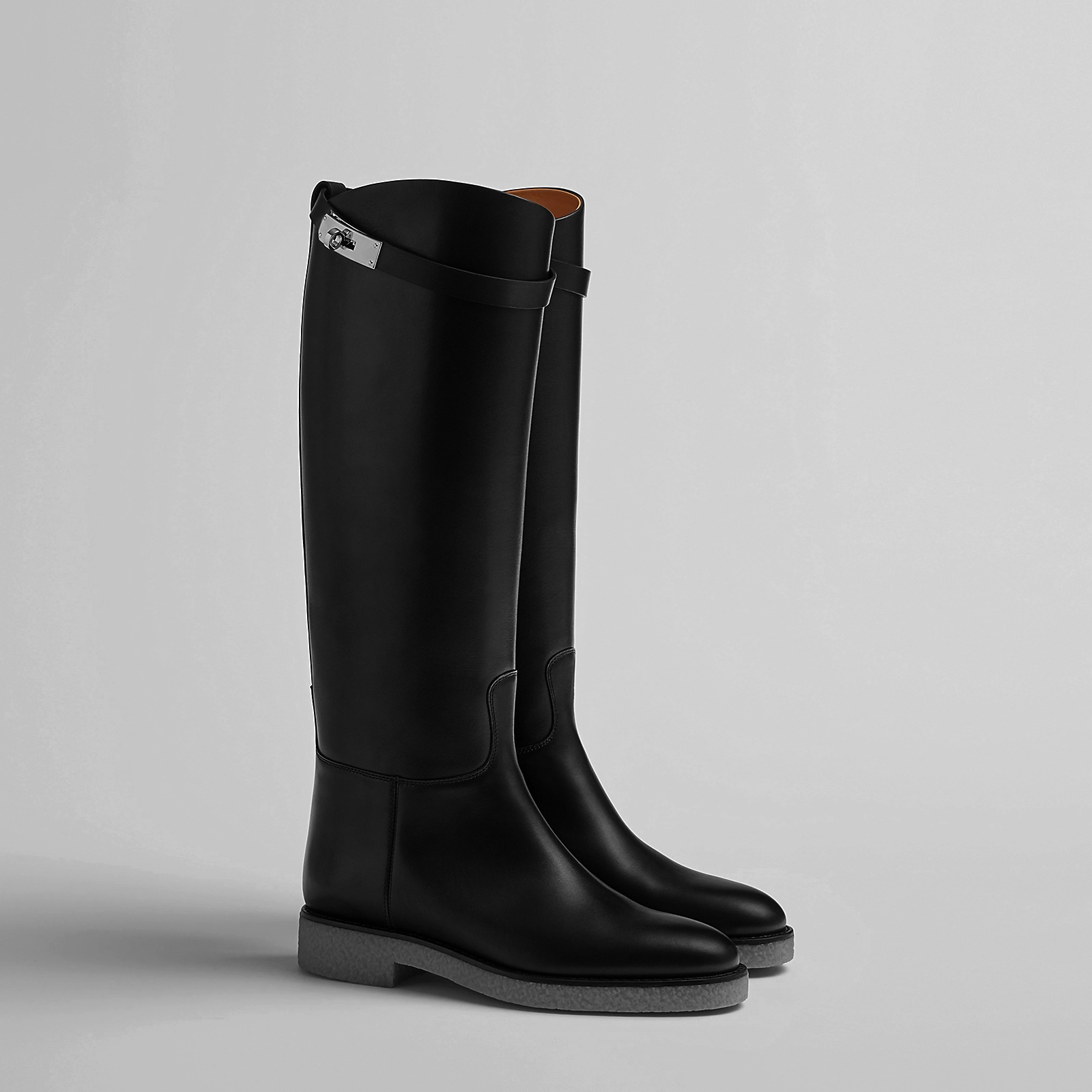 Hermes Women's Long Leather Boots Shoes #nigo51716
