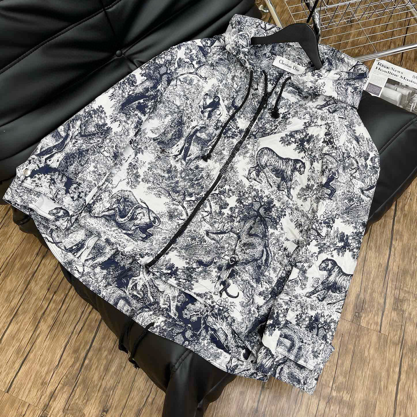 Dior Unisex Jungle Animal Print Casual Hooded Jacket #nigo54942