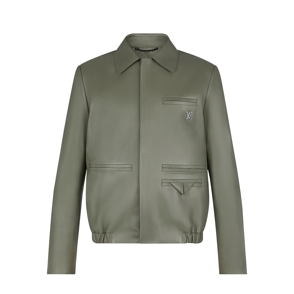 Louis Vuitton Pastel Leather Jacket #nigo18122