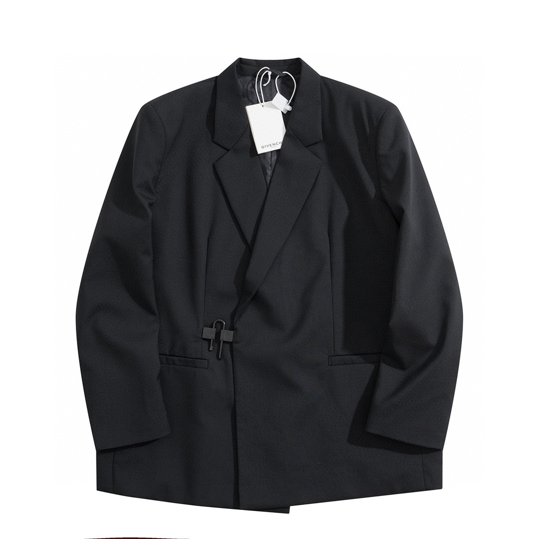 Givenchy Jacket In Wool With Padlock Closing Coat Jacket #nigo1317