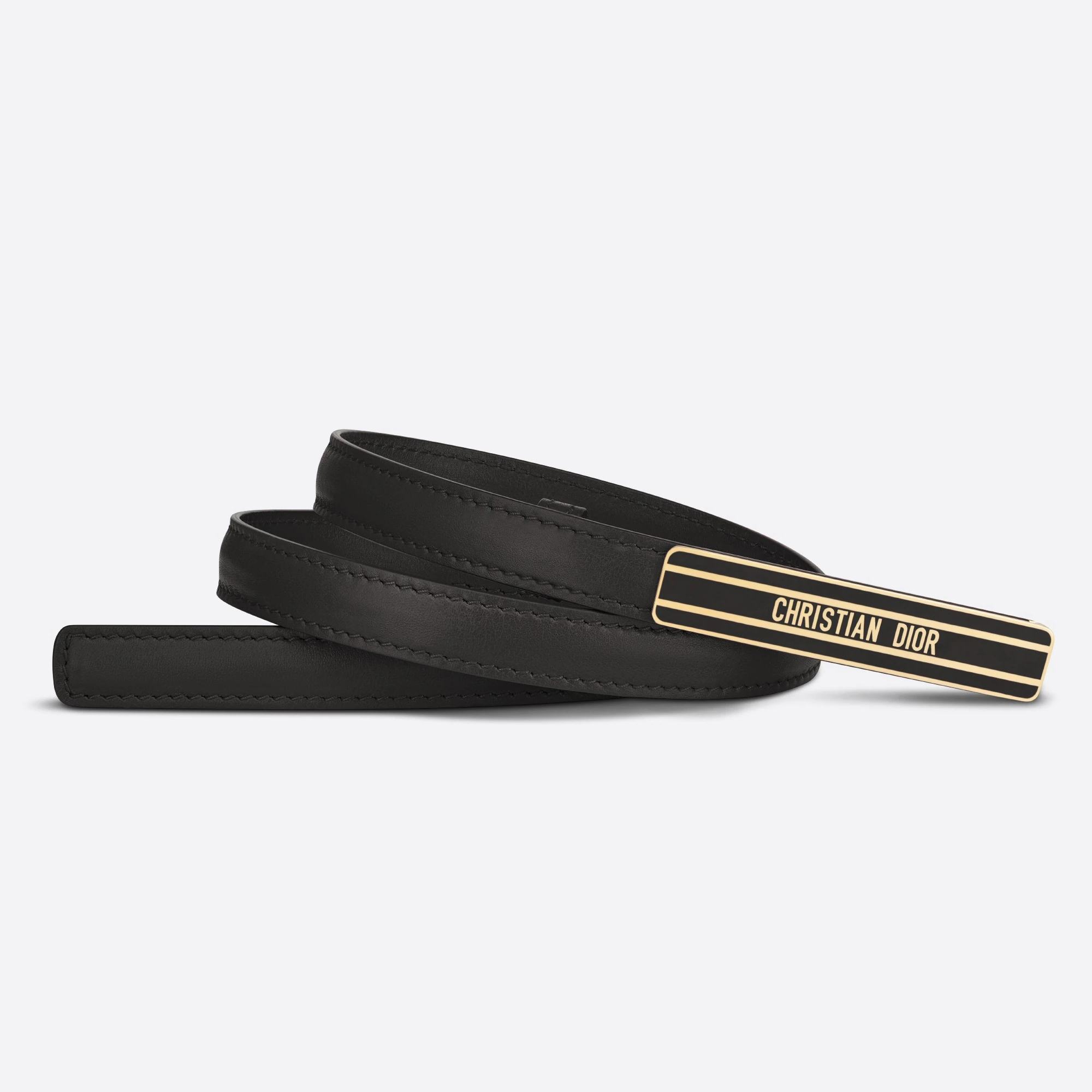 Dior Leather Thin Cute Belt #nigo55856