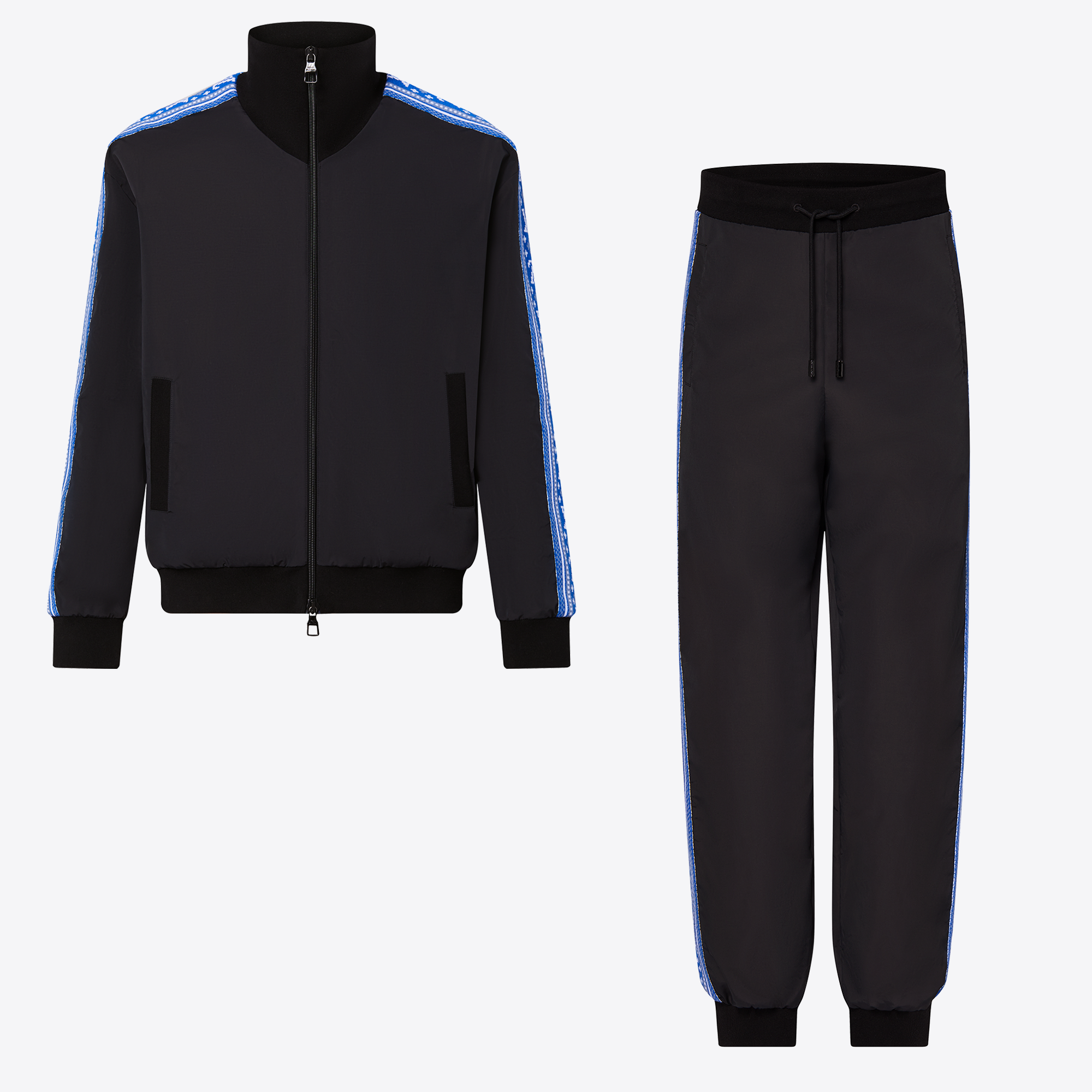 Louis Vuitton Sports Zip Jacket Waist Pants Set Suit #nigo56363