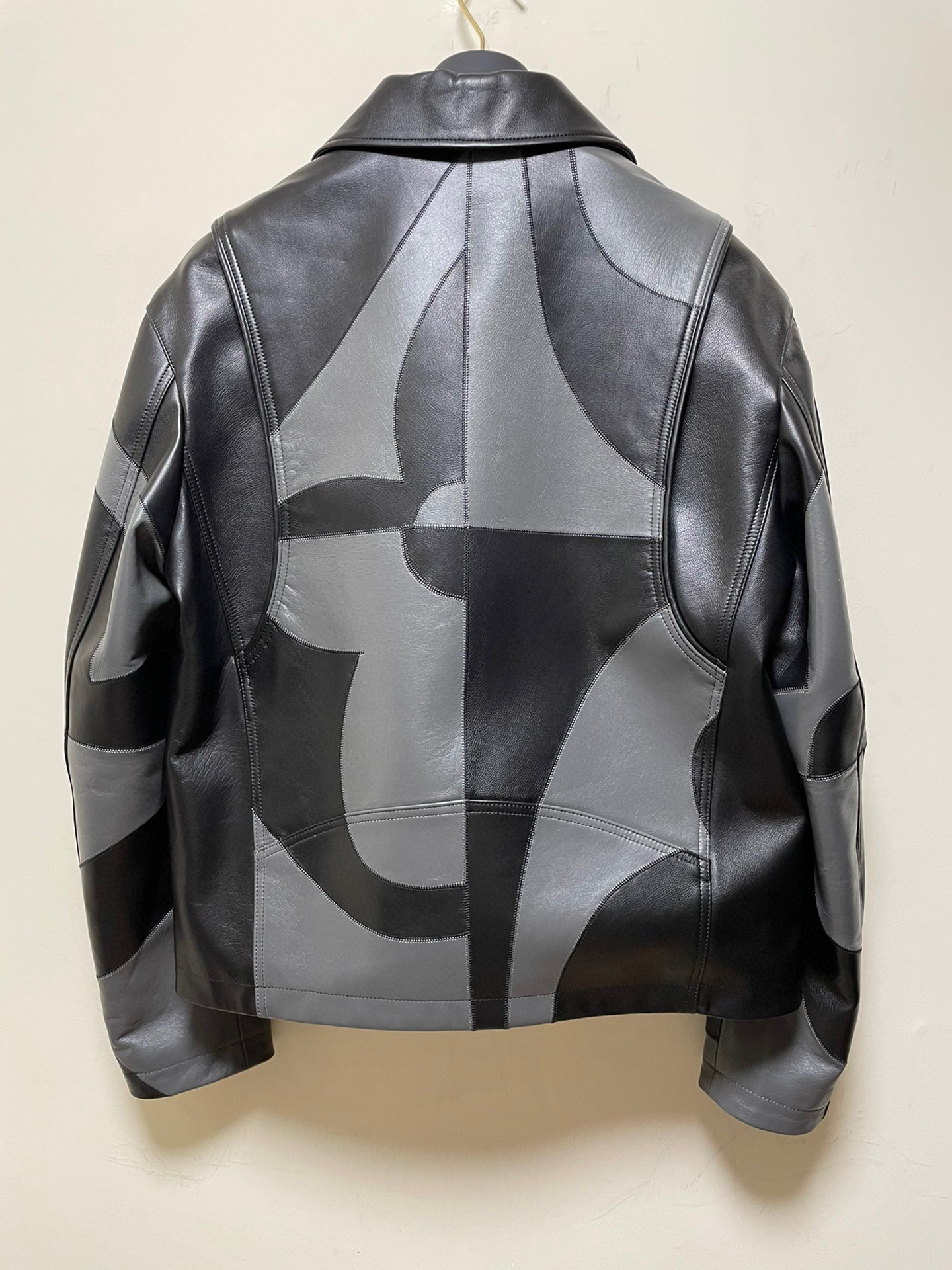 Louis Vuitton Floral Paneled Leather Tunic Jacket #nigo4936