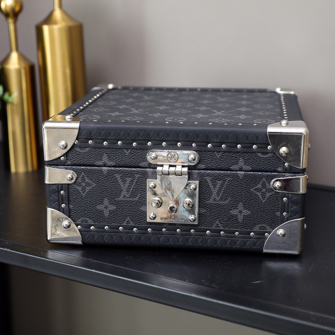 Louis Vuitton Square Full Printed Suitcase Box Luggage #nigo9751