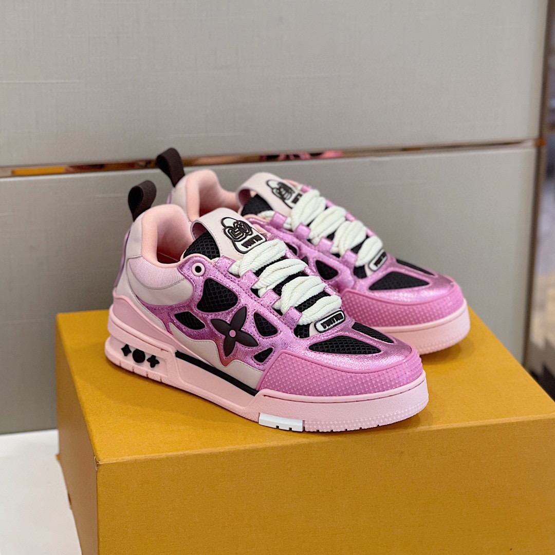 Louis Vuitton Sports Bread Pring Soled Sneaker Shoes #nigo7583