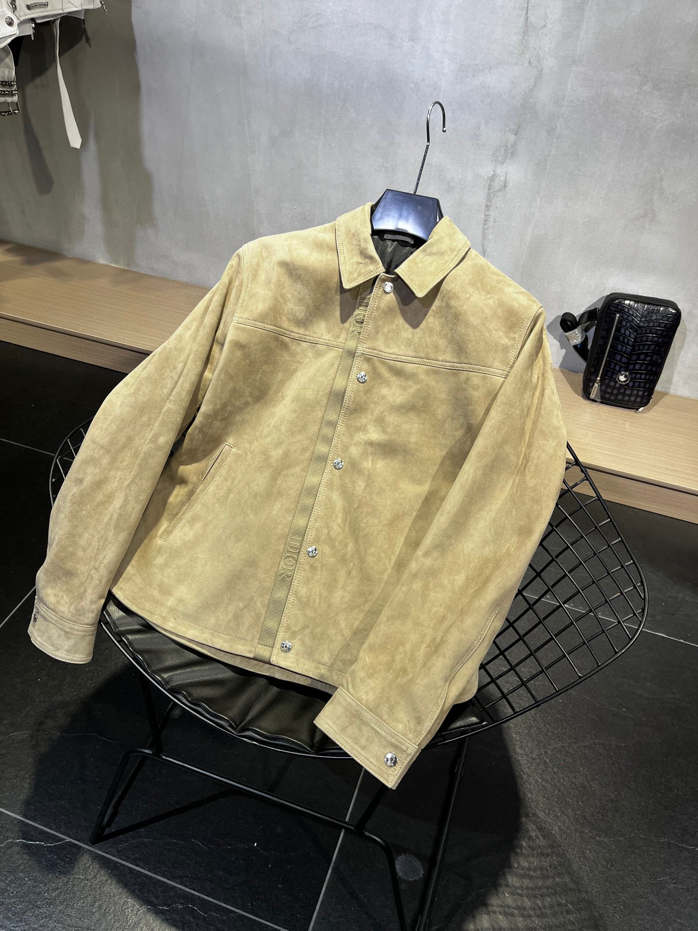 Dior Sheepskin Leather Jacket #nigo7725