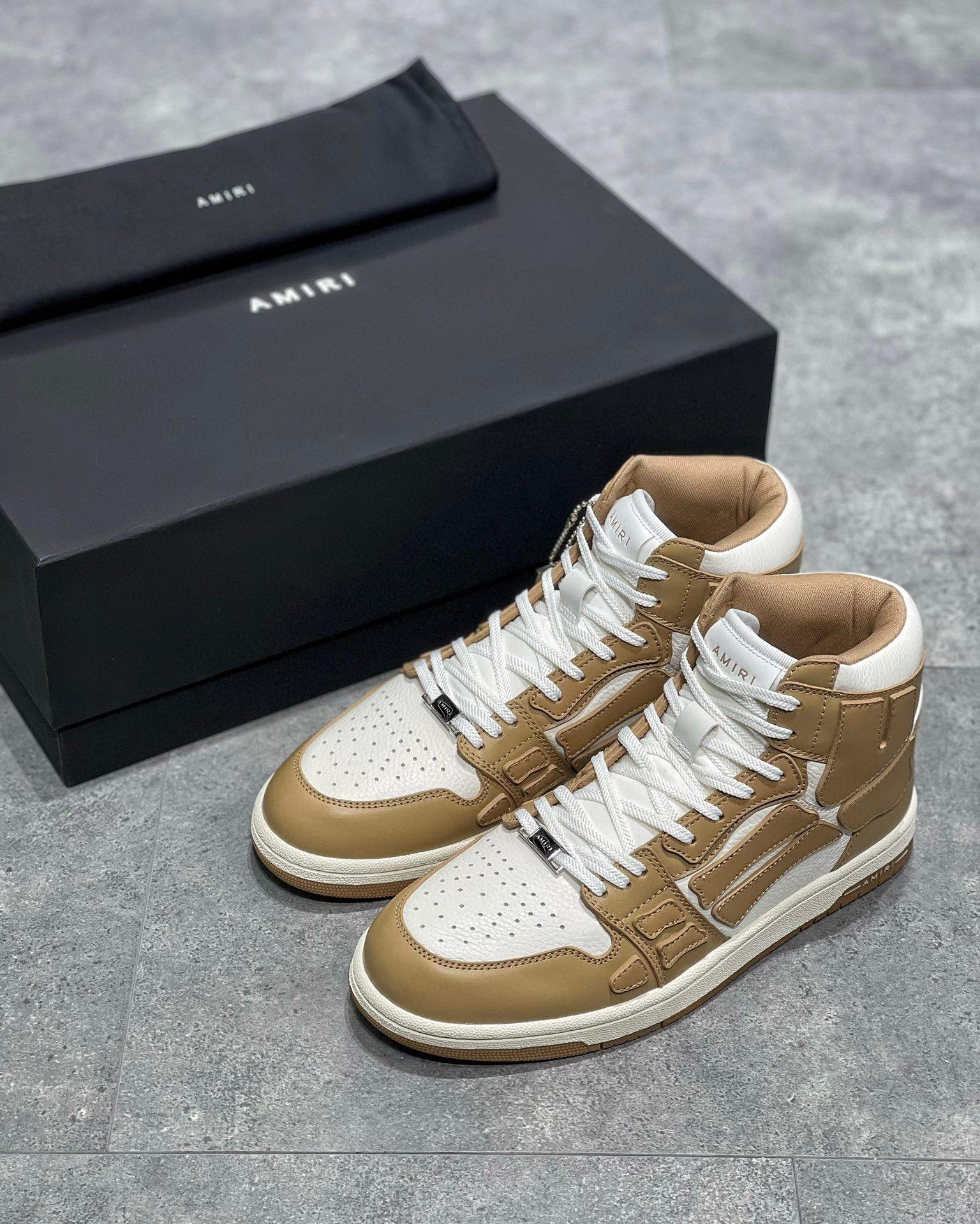 AMIRI Real Leather Sneakers Shoes #nigo529