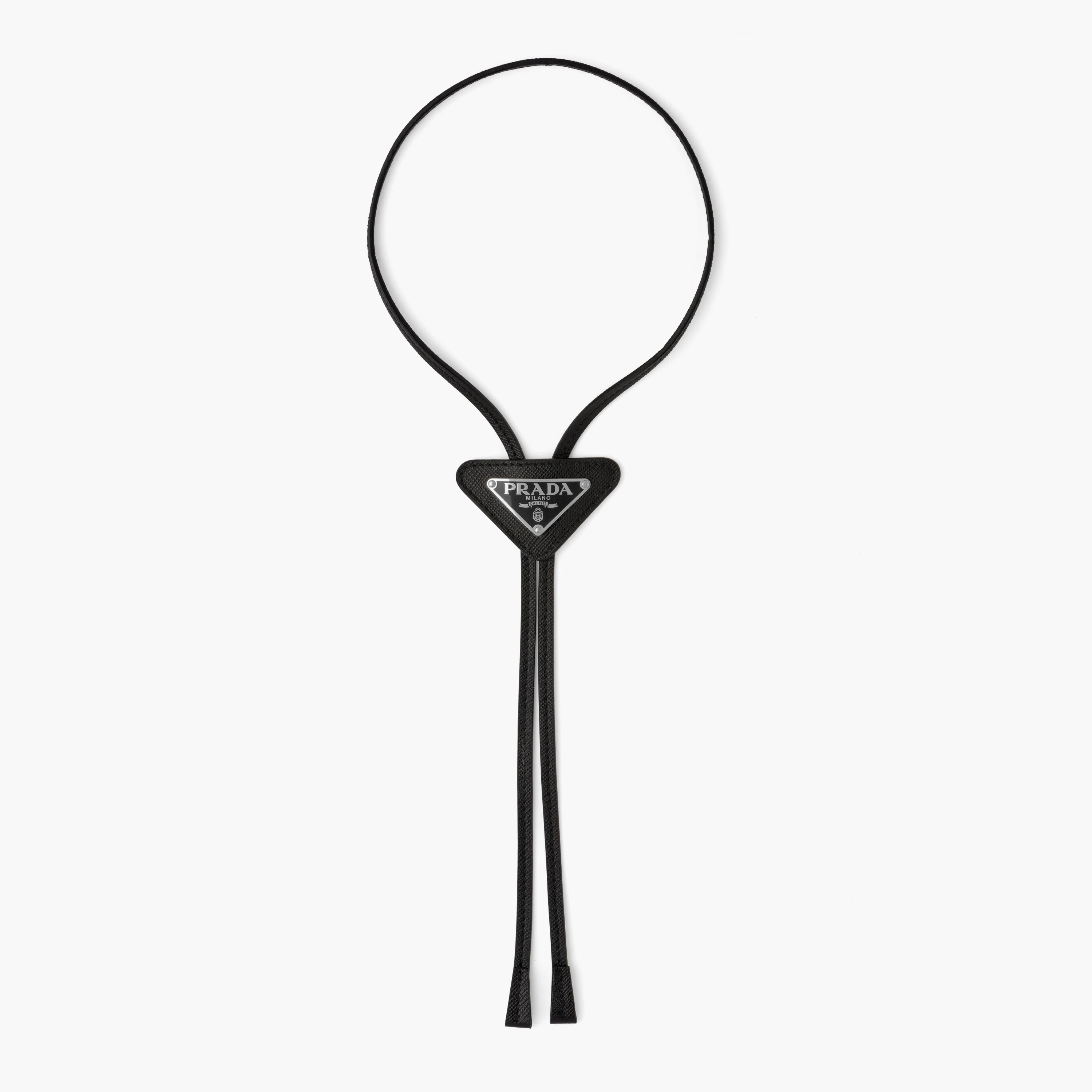 Prada Logo Embellished Bolo Tie #nigo55658