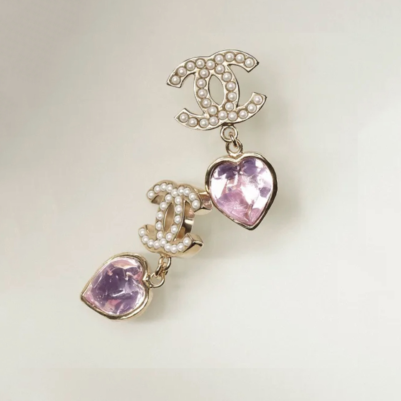 Chanel Women'sAlphabet Rhinestone Stud Earrings Accessories Jewelry #nigo89571