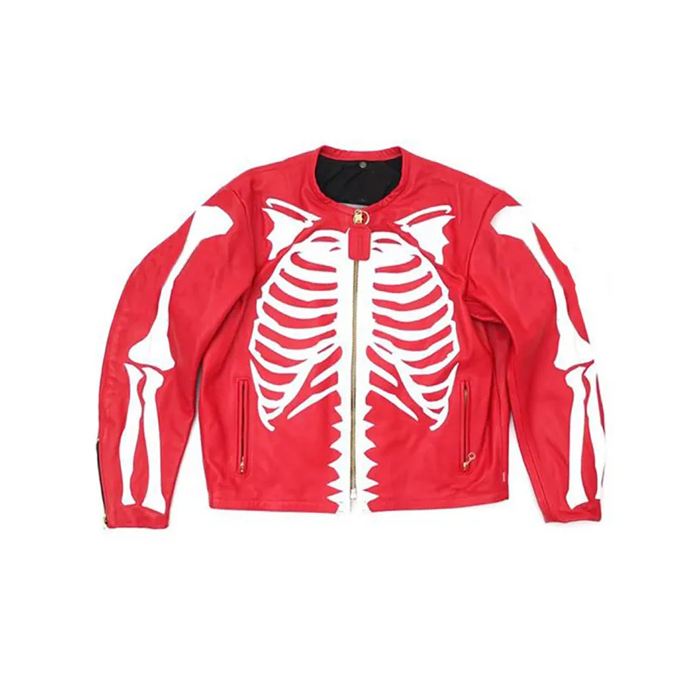 Supreme NIGO Leather Baseball Jacket Coat #nigo6689