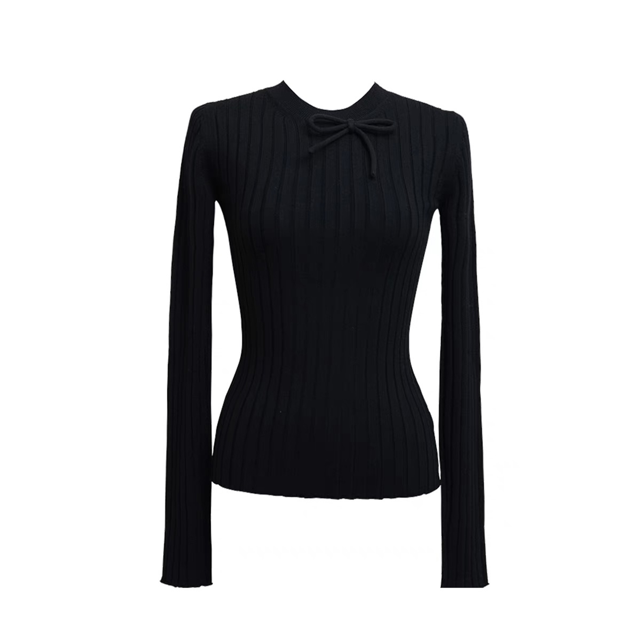 Valentino Bow Knit Black Sweater Ngvp #nigo6549