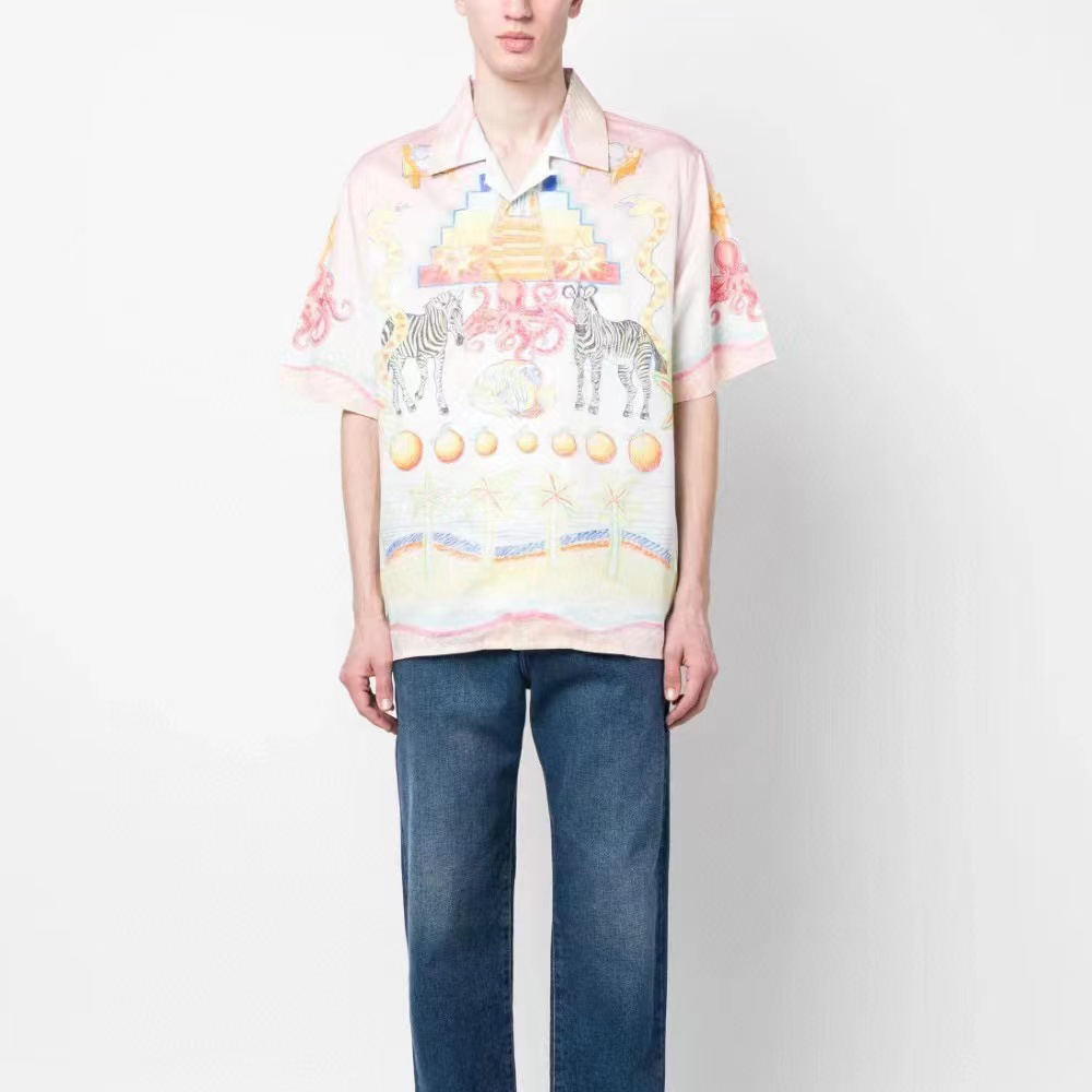 Casablanca Patterned Print Shirt Ngvp #nigo5171