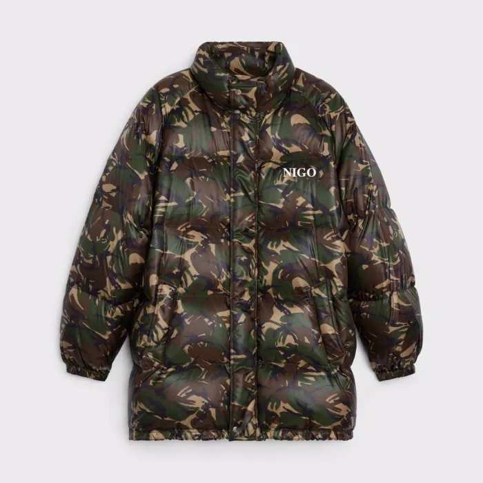 Celine Camouflage Down Jacket Coat #nigo3235